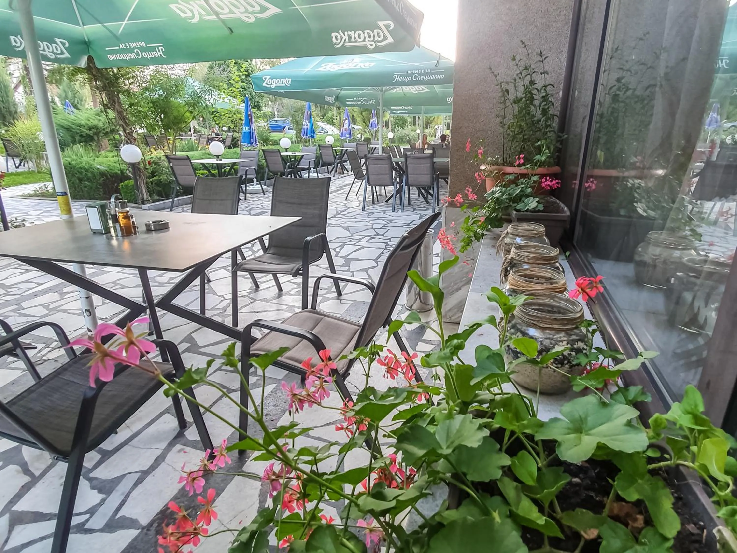Patio in Dolna Bania Hotel