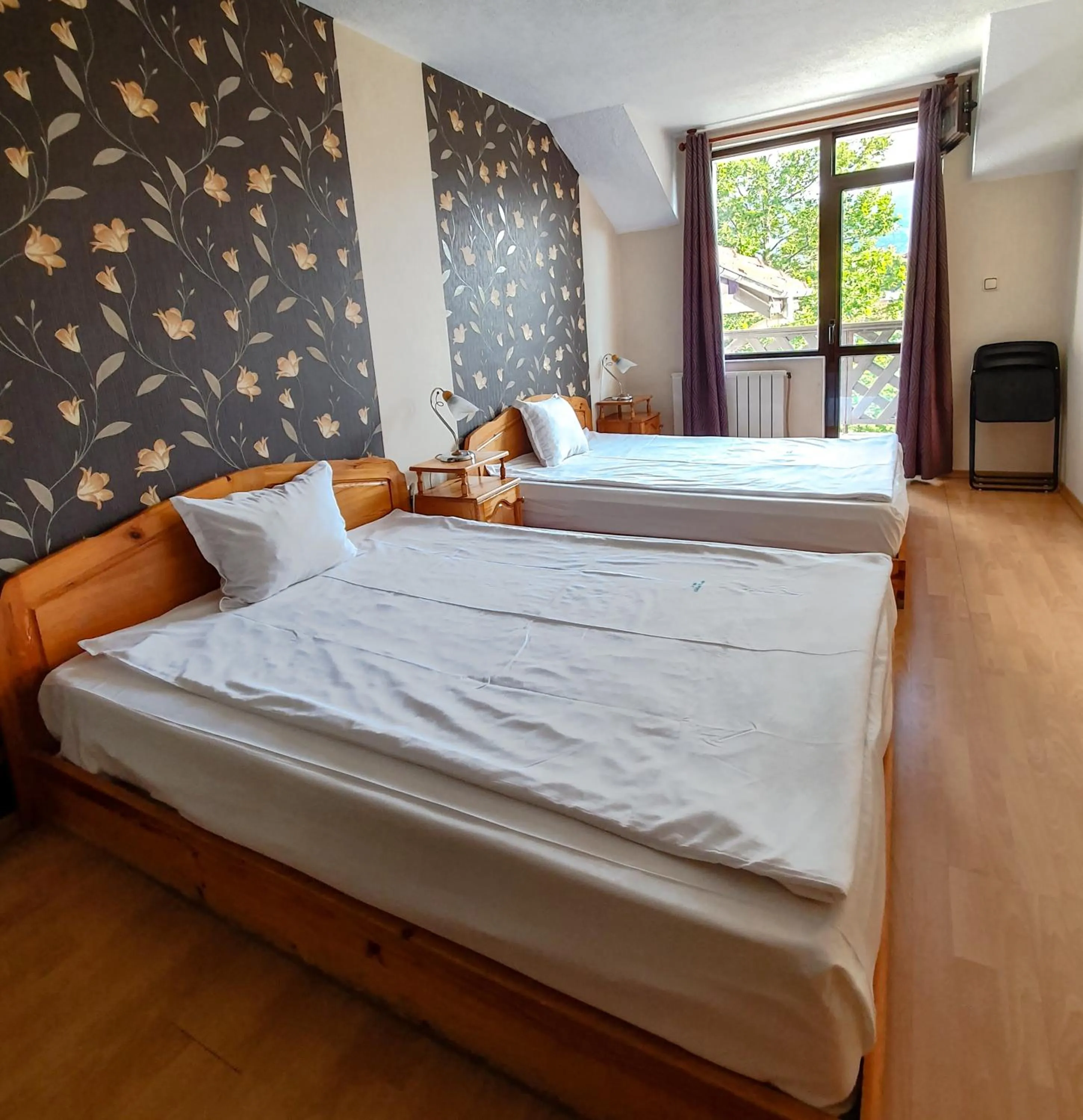 Bed in Dolna Bania Hotel