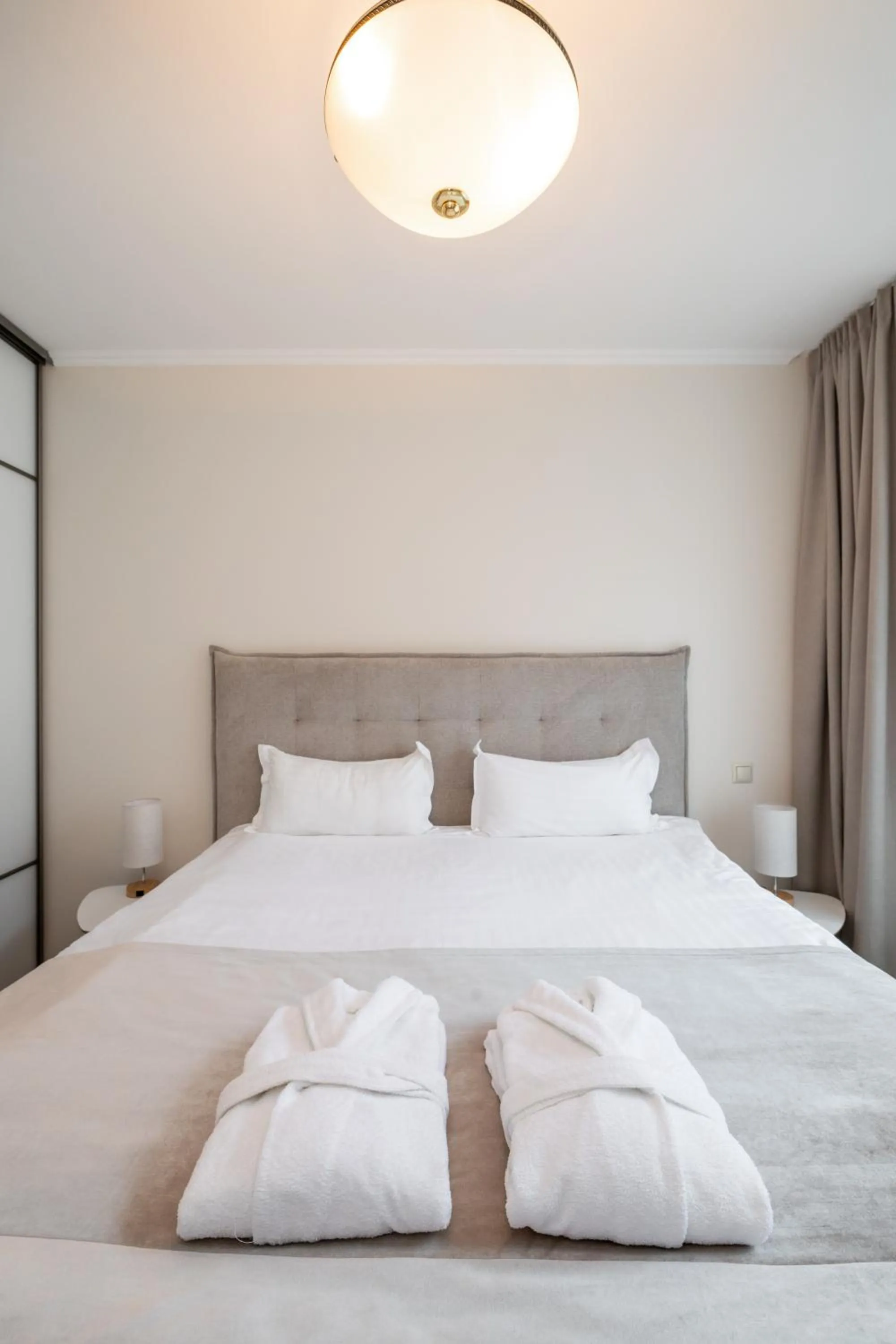 Bed in Villa Alvīne Family Apart-Hotel