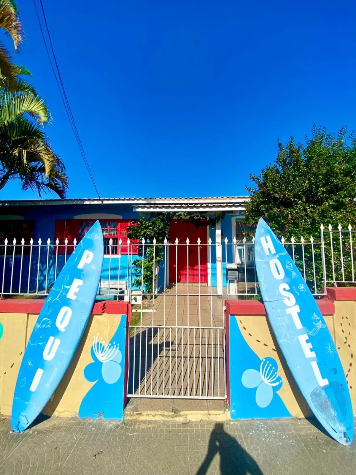 Facade/entrance in Pequi hostel
