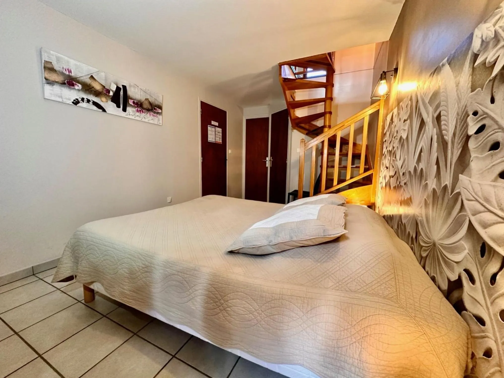 Bedroom, Bed in Chambres d'hôtes les Clapas