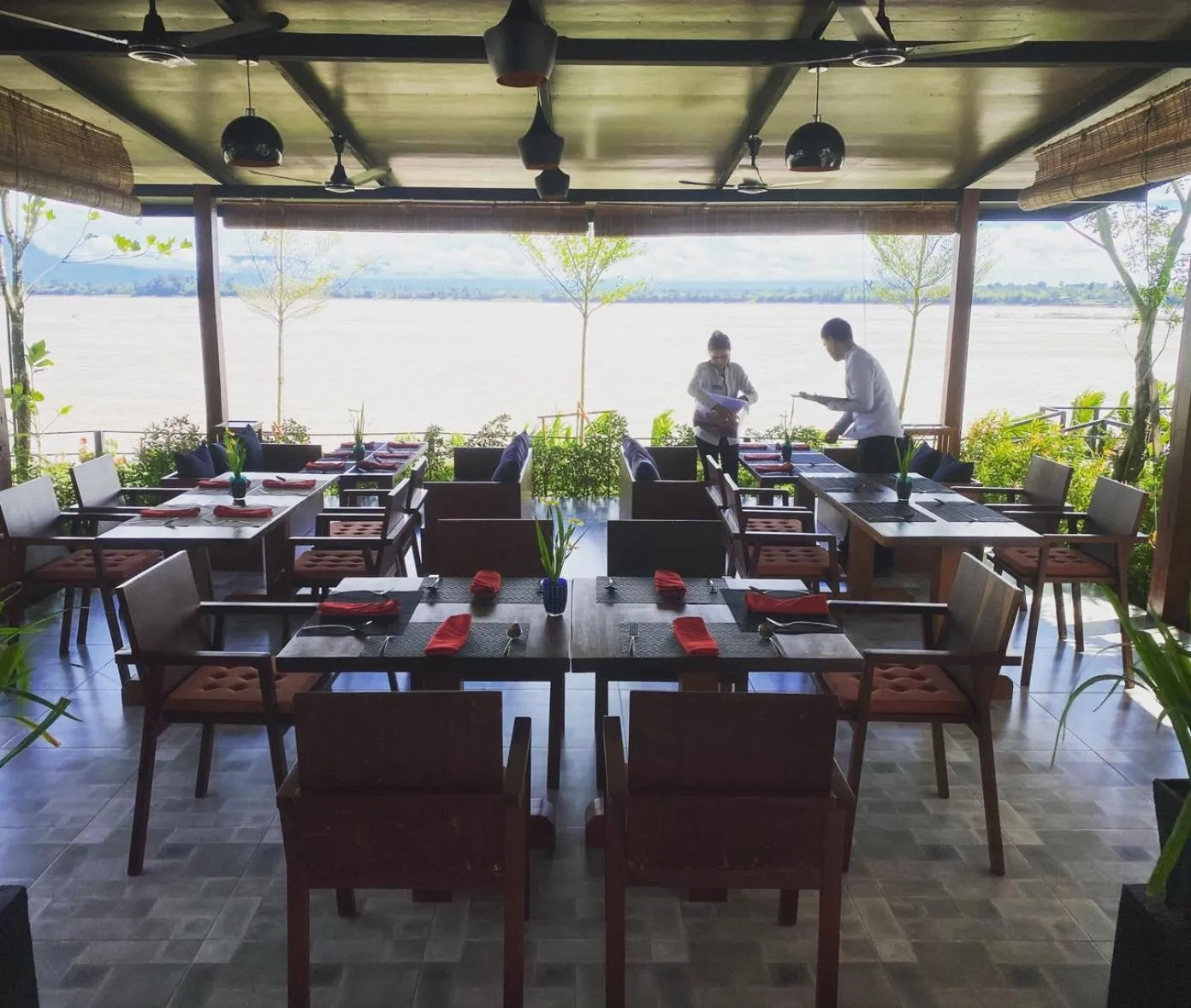 Restaurant/places to eat in The Riviera Champasak
