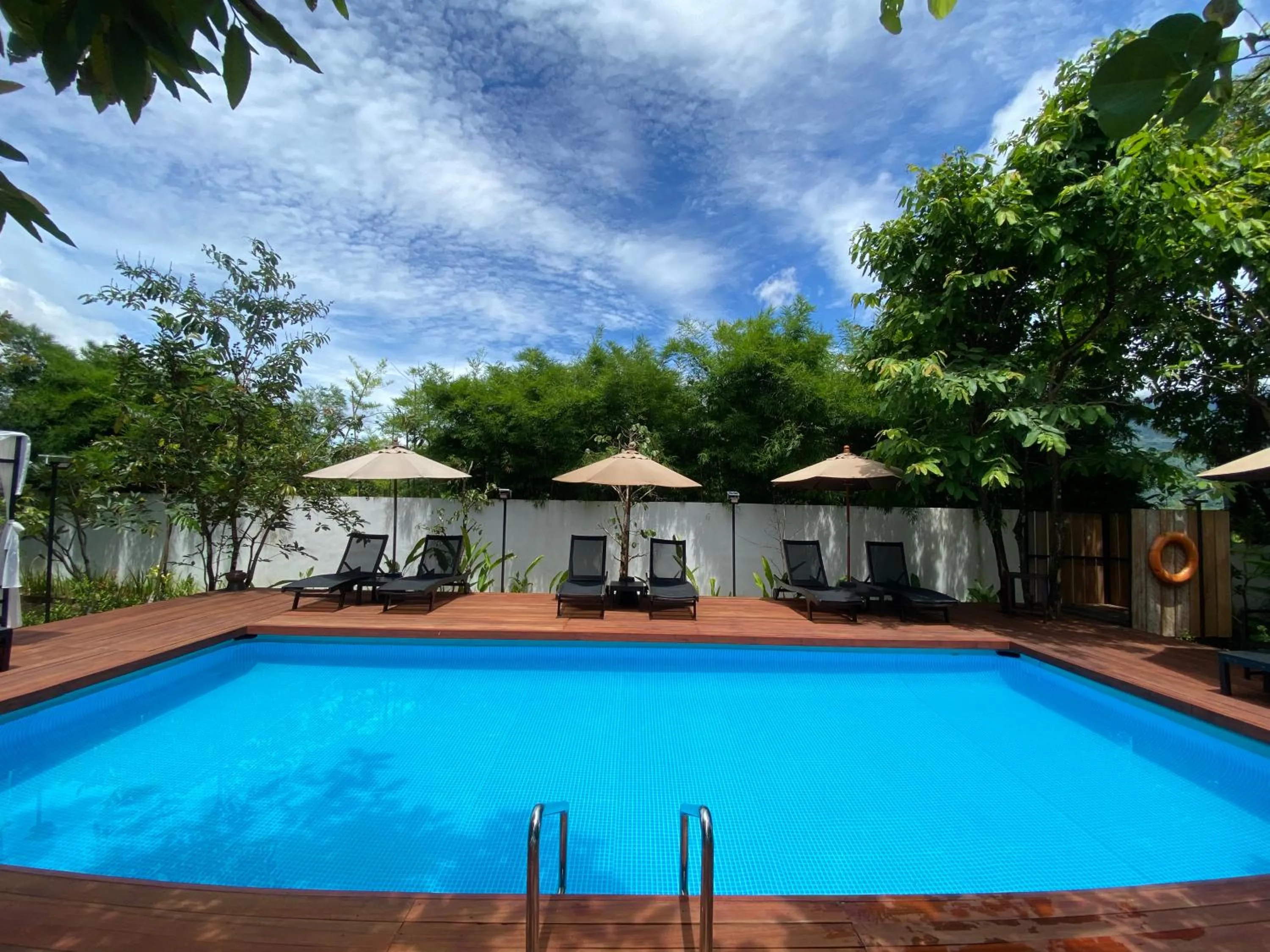 Swimming pool in The Riviera Champasak