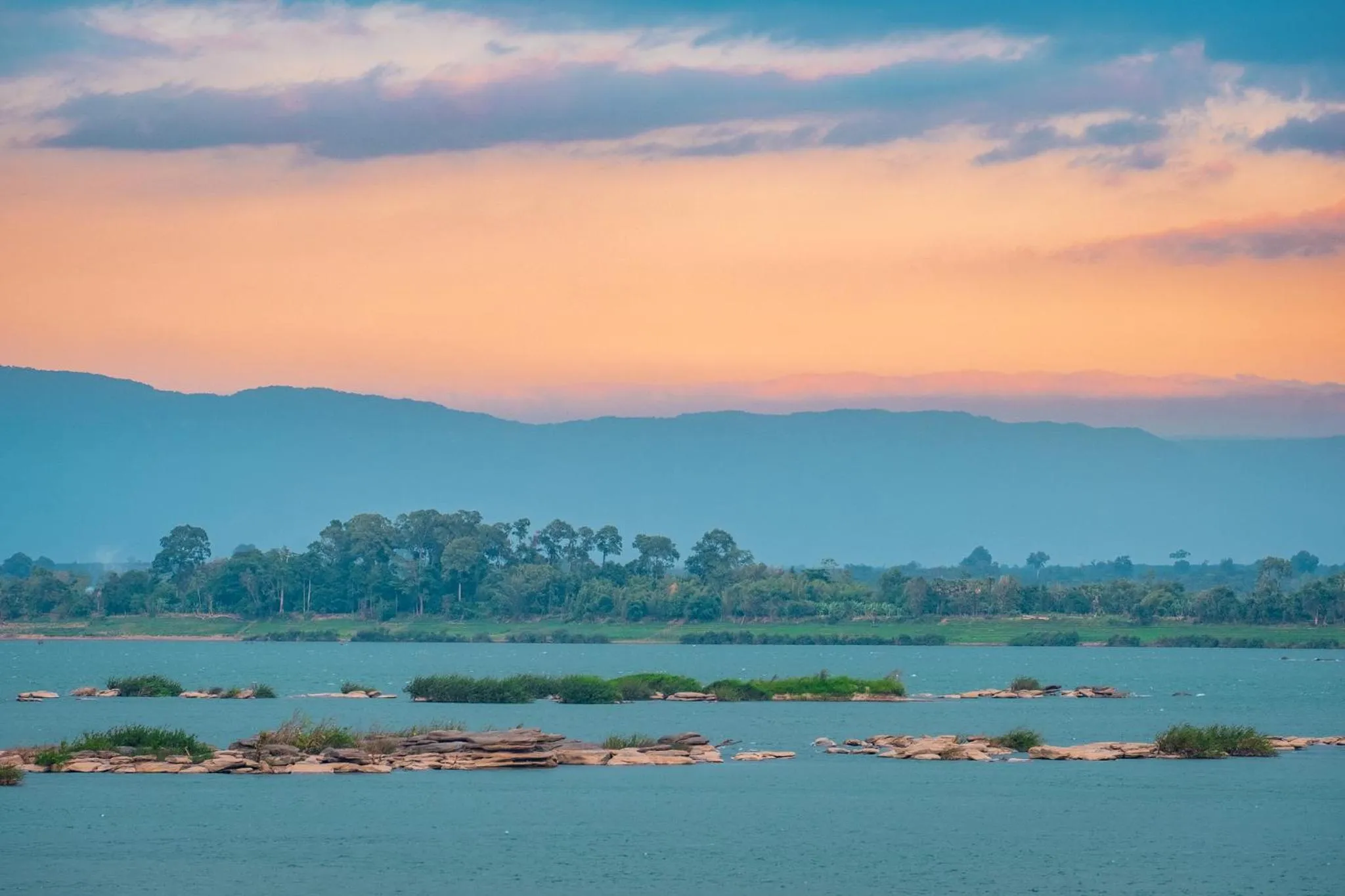 Natural landscape in The Riviera Champasak