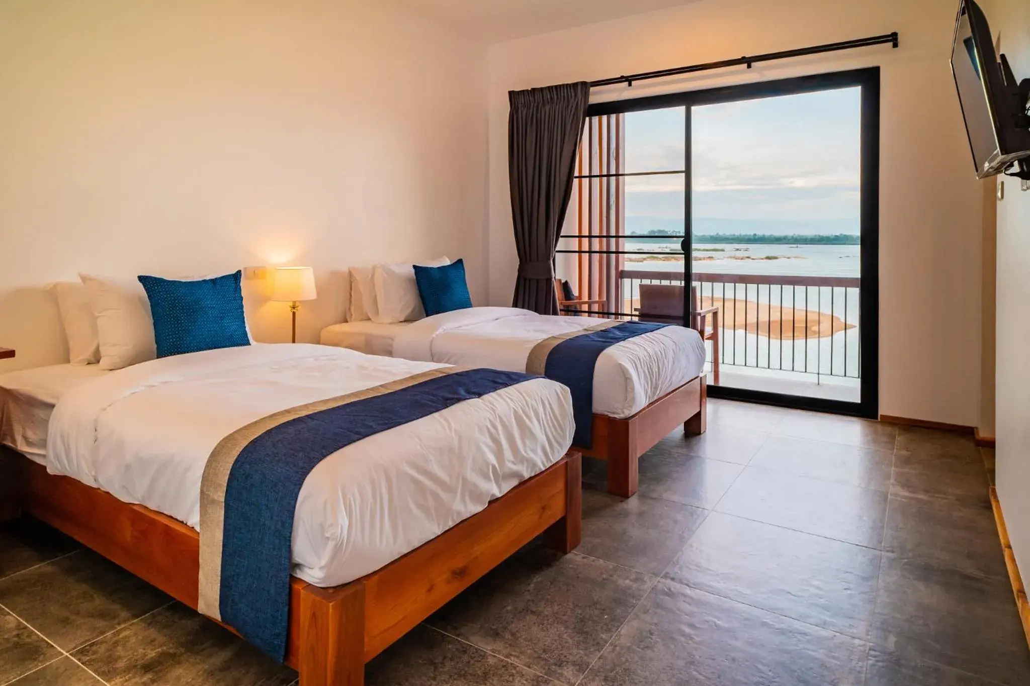 Riverview Upper Floor Double/Twin in The Riviera Champasak Riverview Upper Floor Double/Twin in The Riviera Champasak