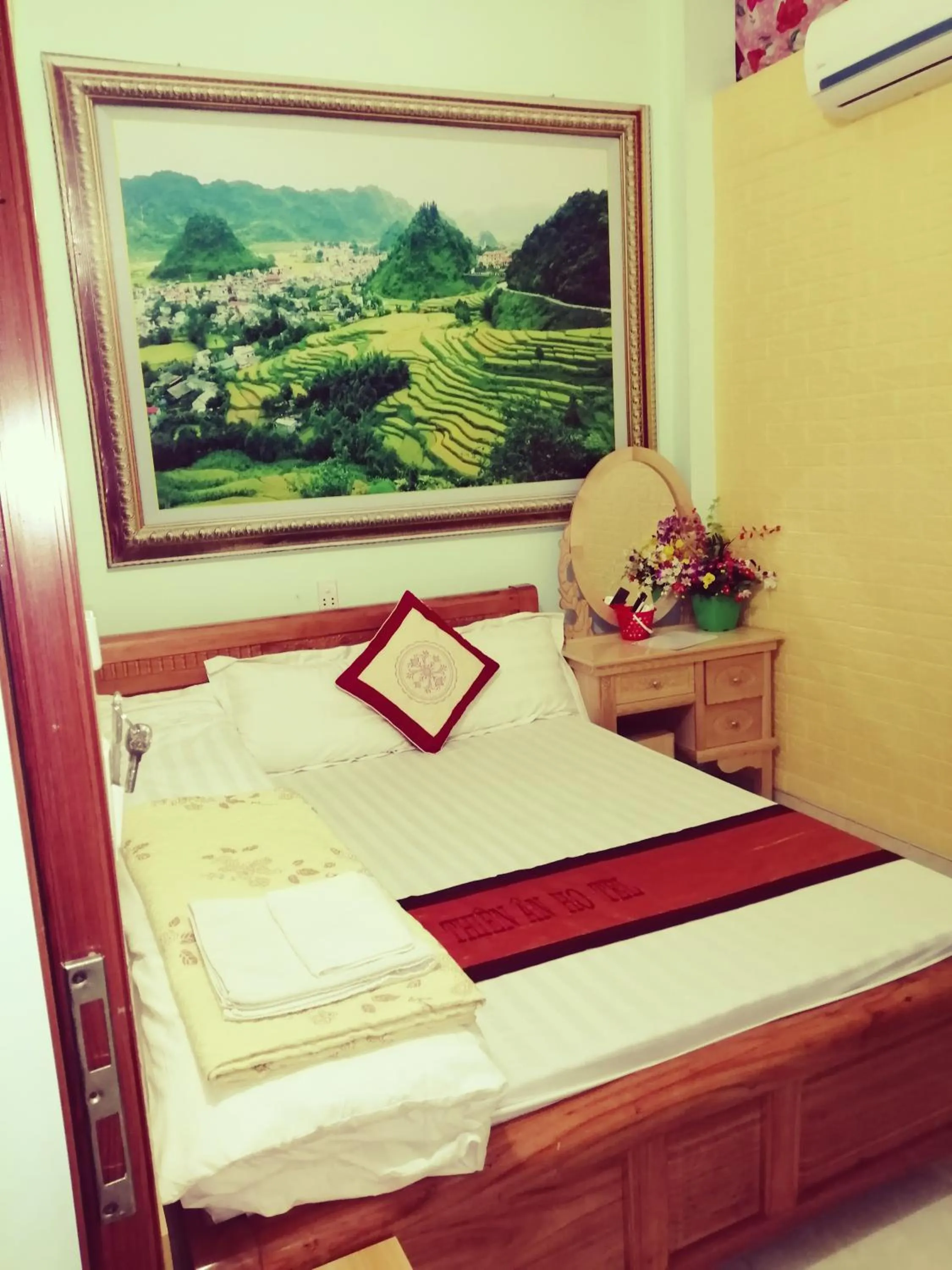 Bed in Hotel Thien An
