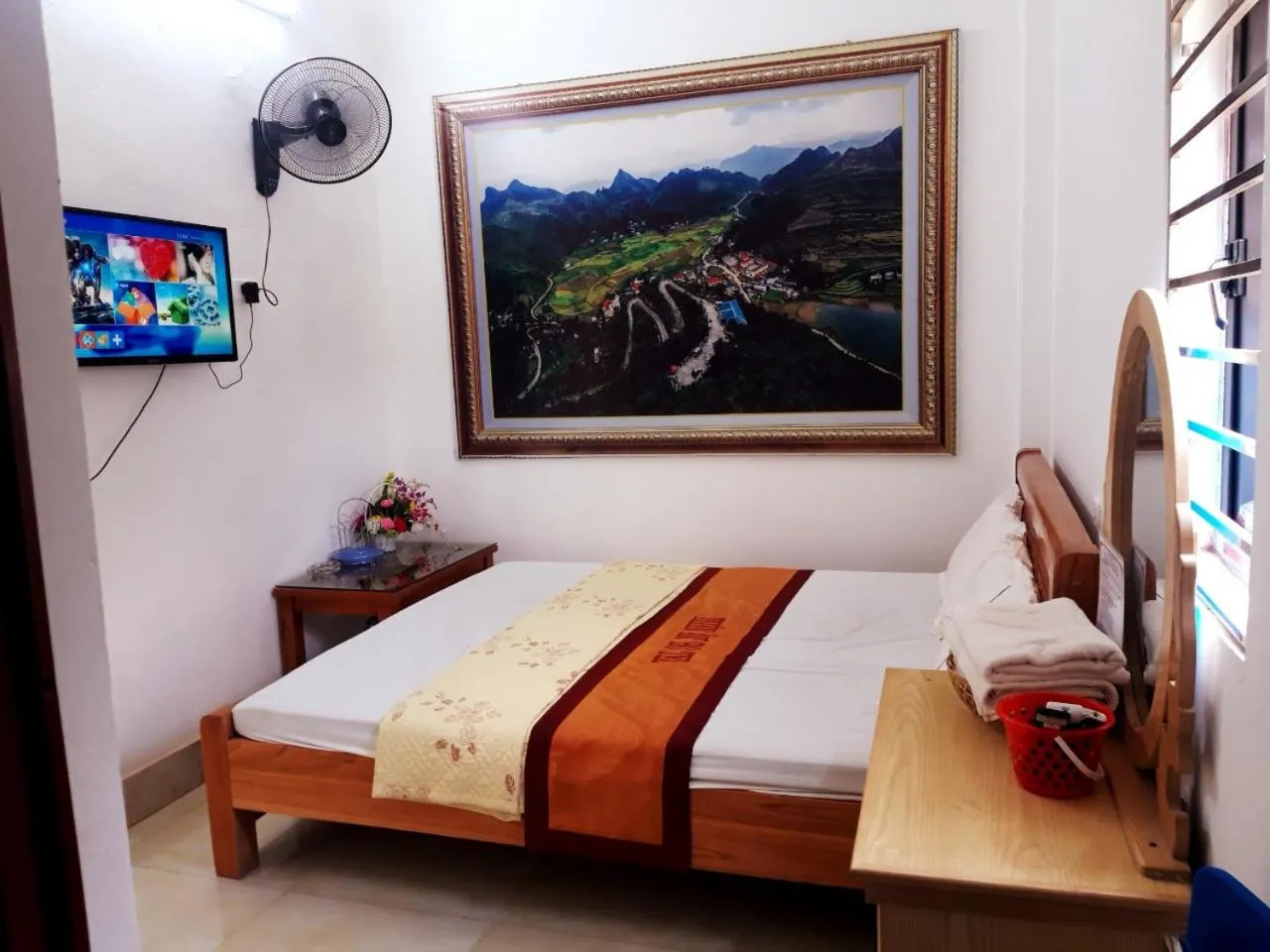 Bed in Hotel Thien An