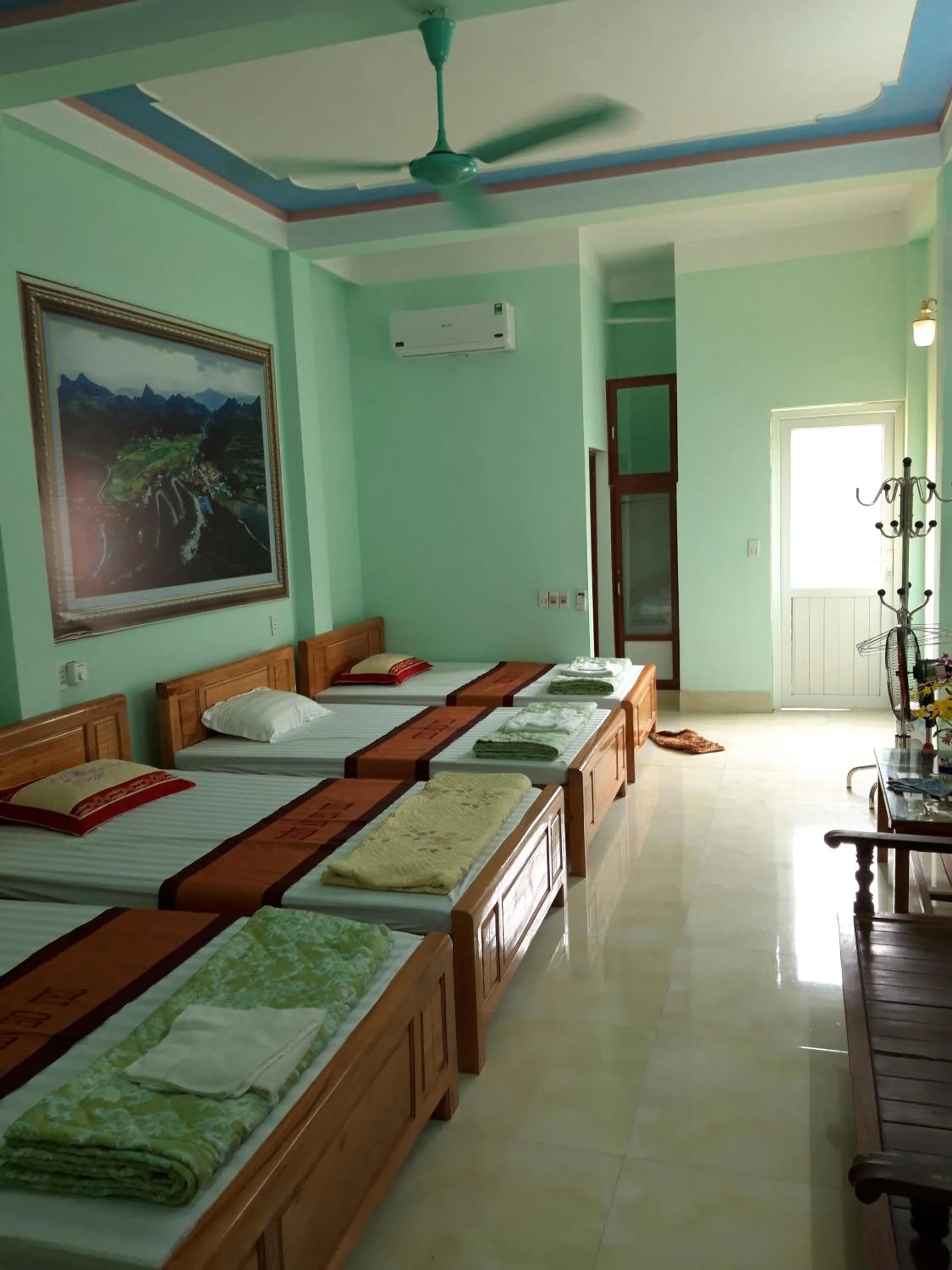 Bed in Hotel Thien An