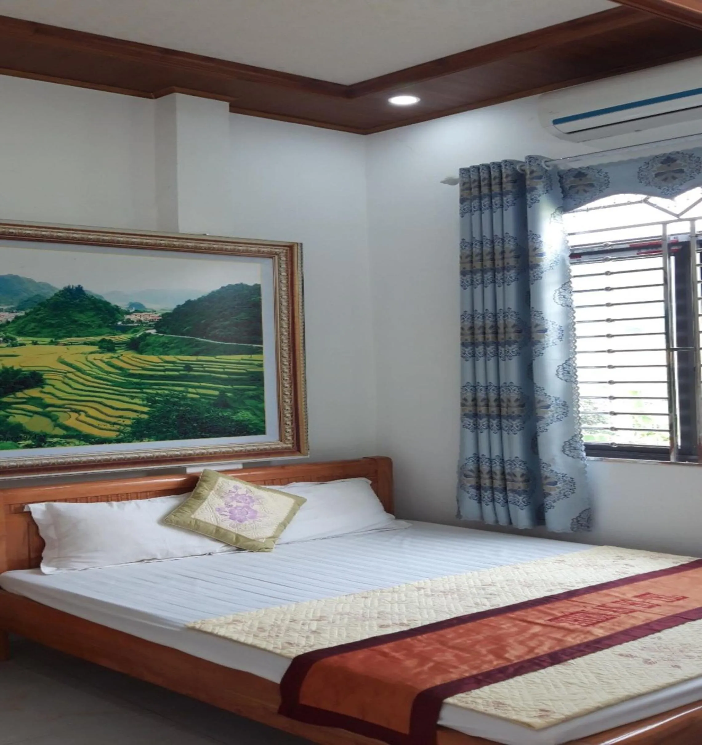 Bed in Hotel Thien An