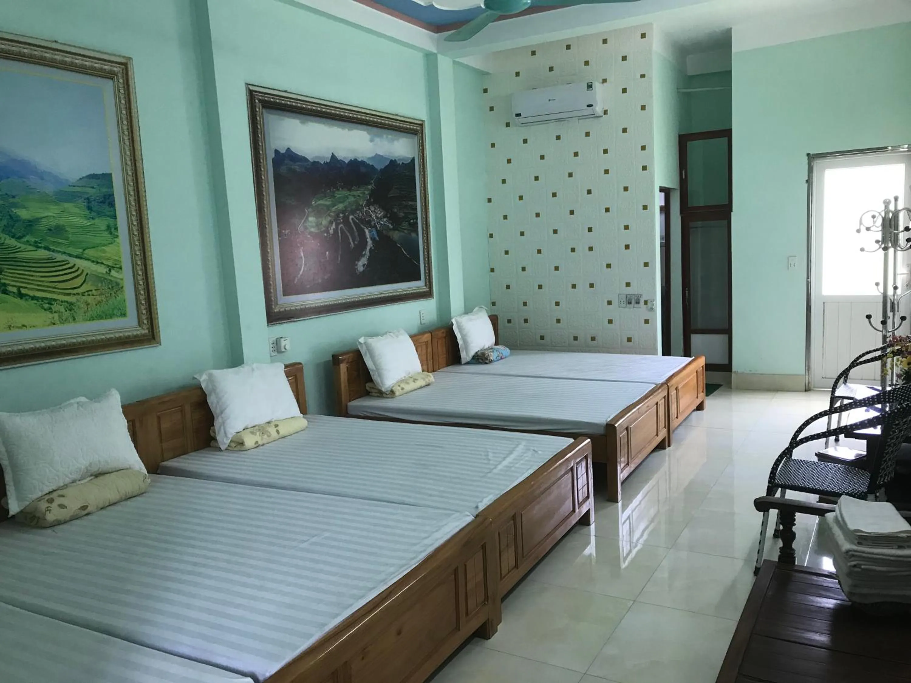 Bed in Hotel Thien An