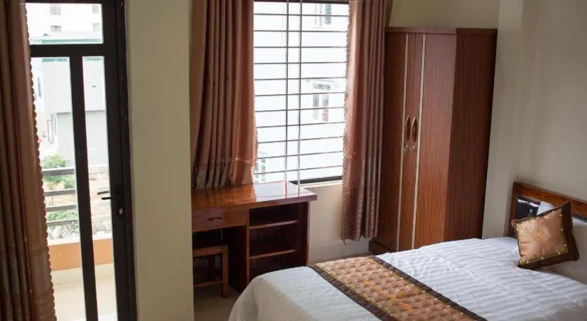 Bed in Hotel Thien An