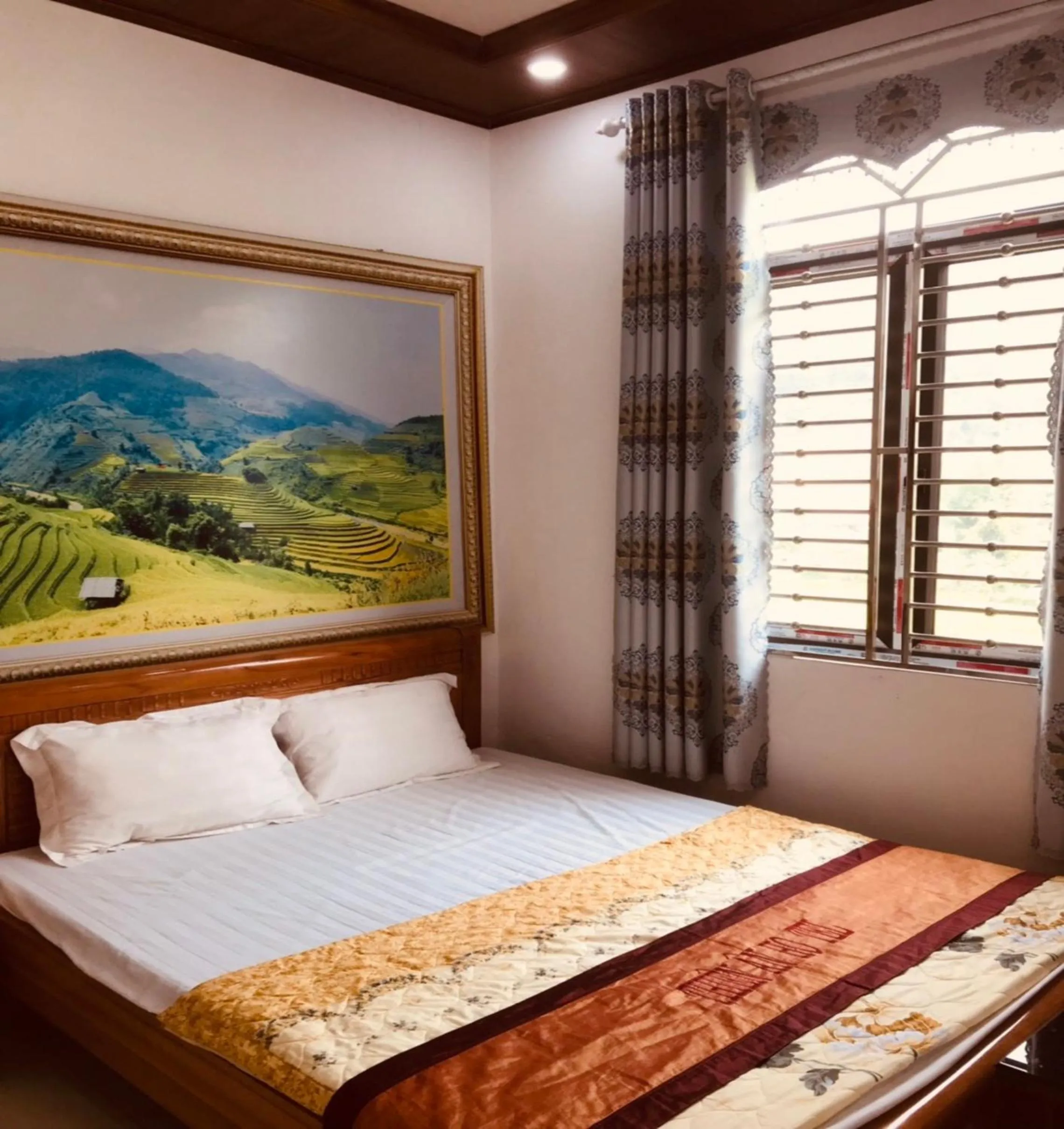 Bed in Hotel Thien An