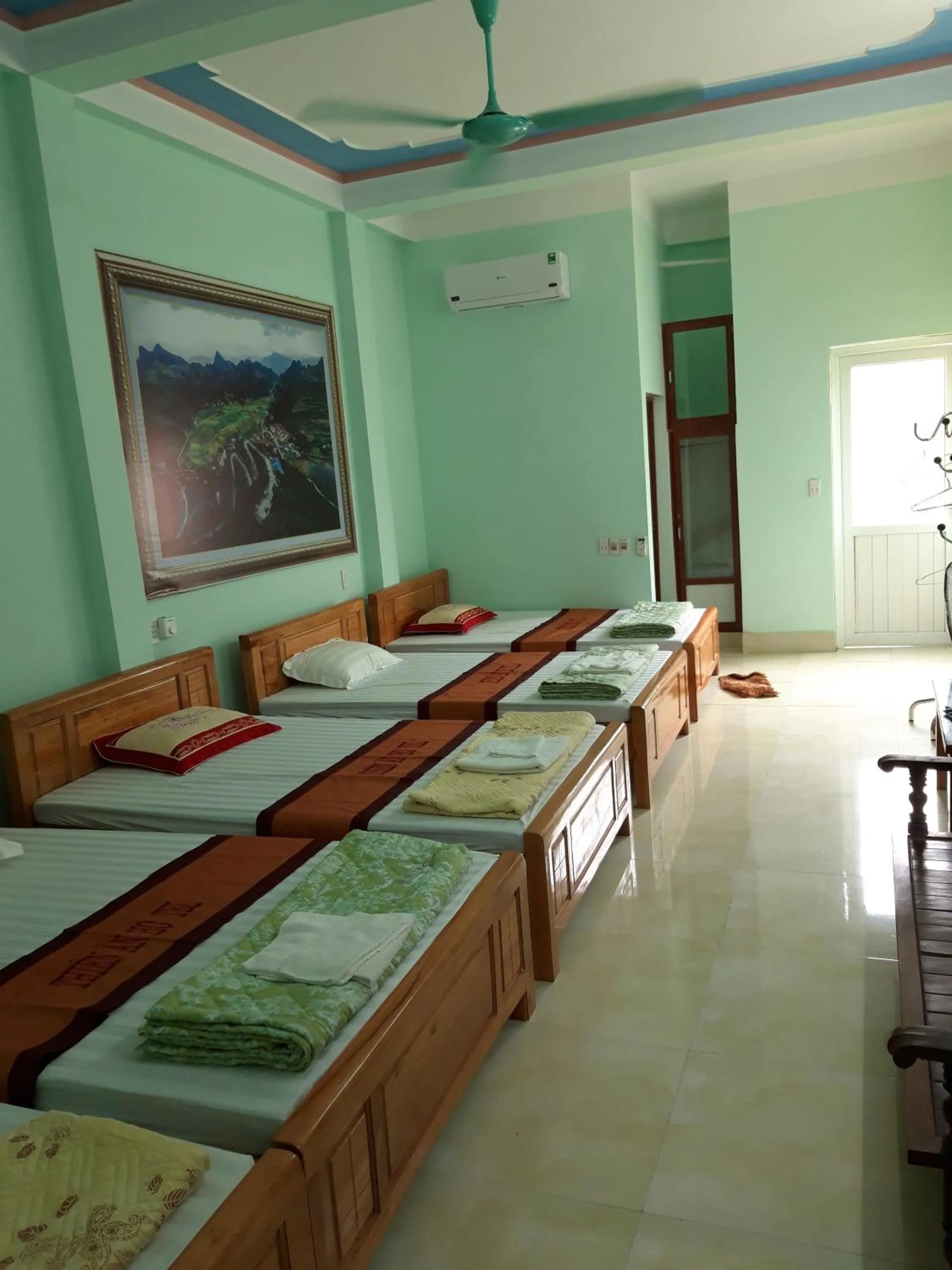Bed in Hotel Thien An