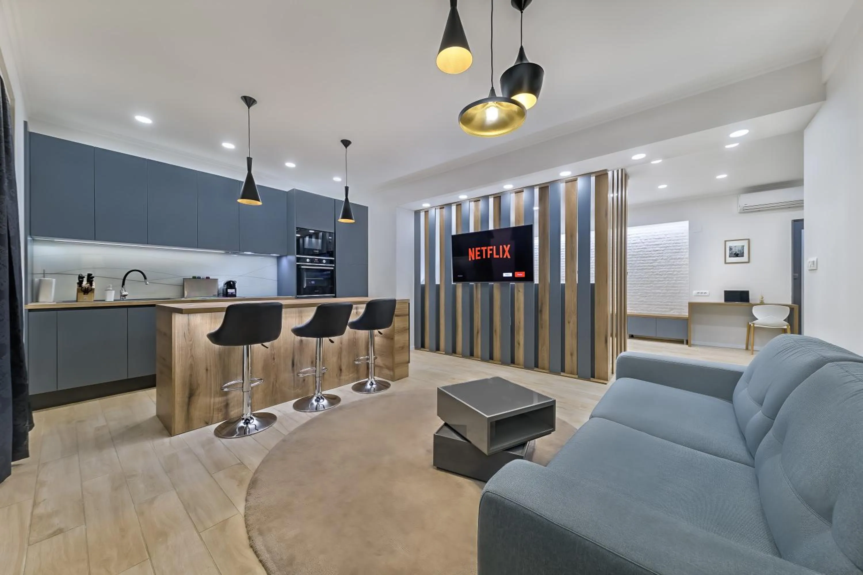 Living room in Villa Madison