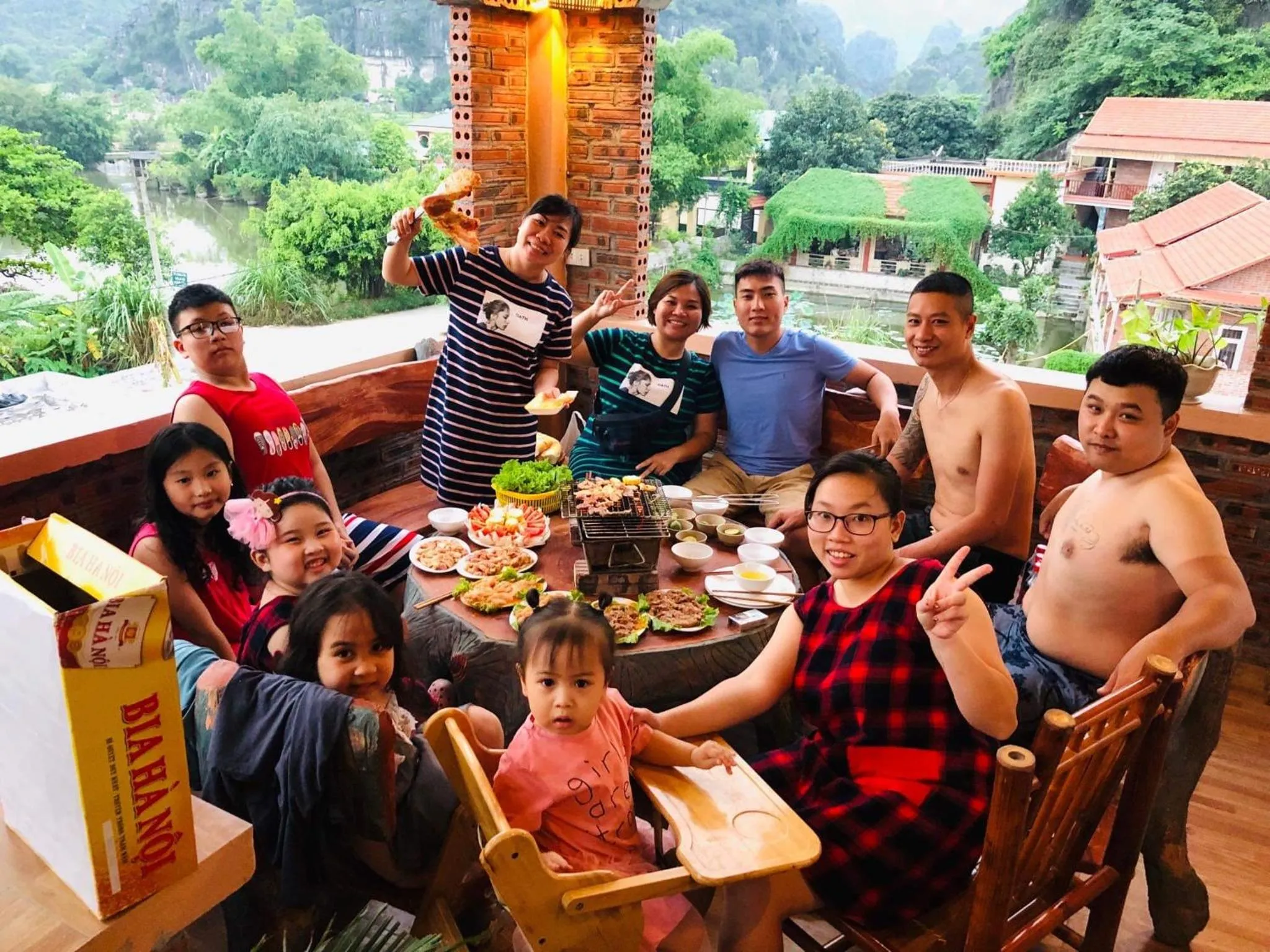 Patio in Ninh Binh Greenland Homestay