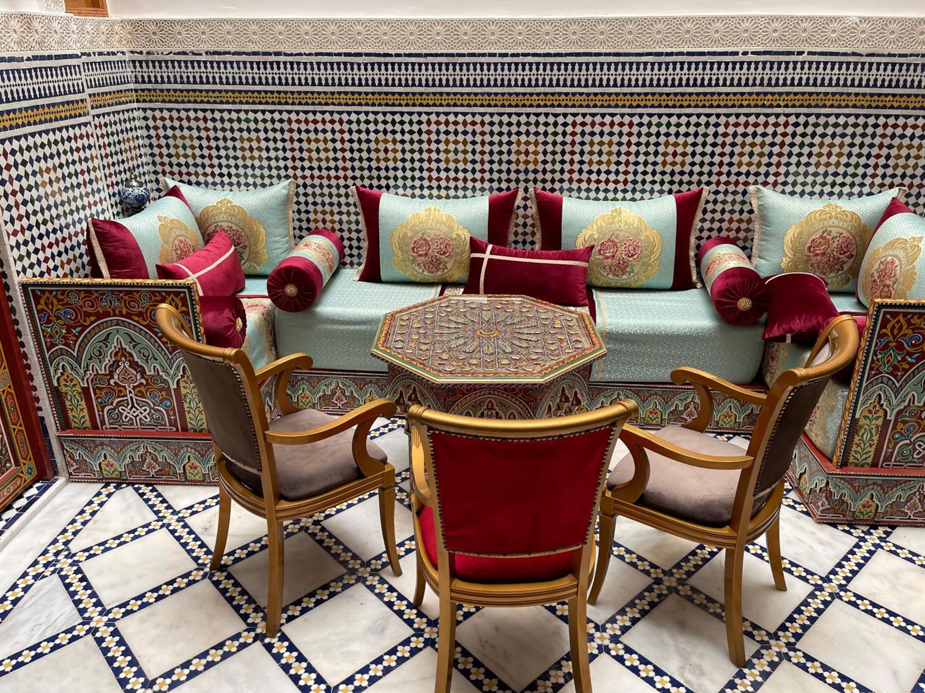 Breakfast in Riad Shama Fes