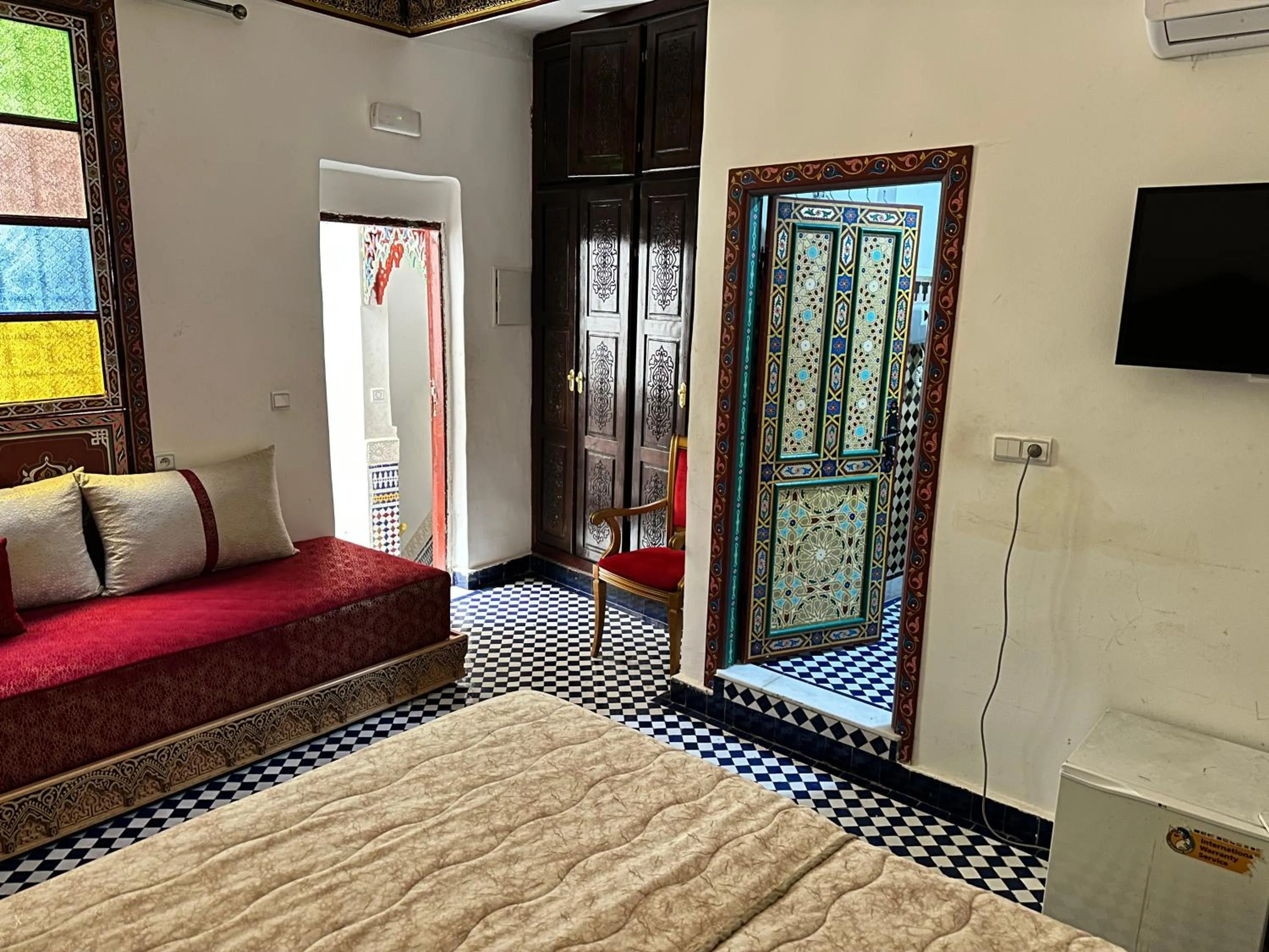 TV and multimedia, Bed in Riad Shama Fes