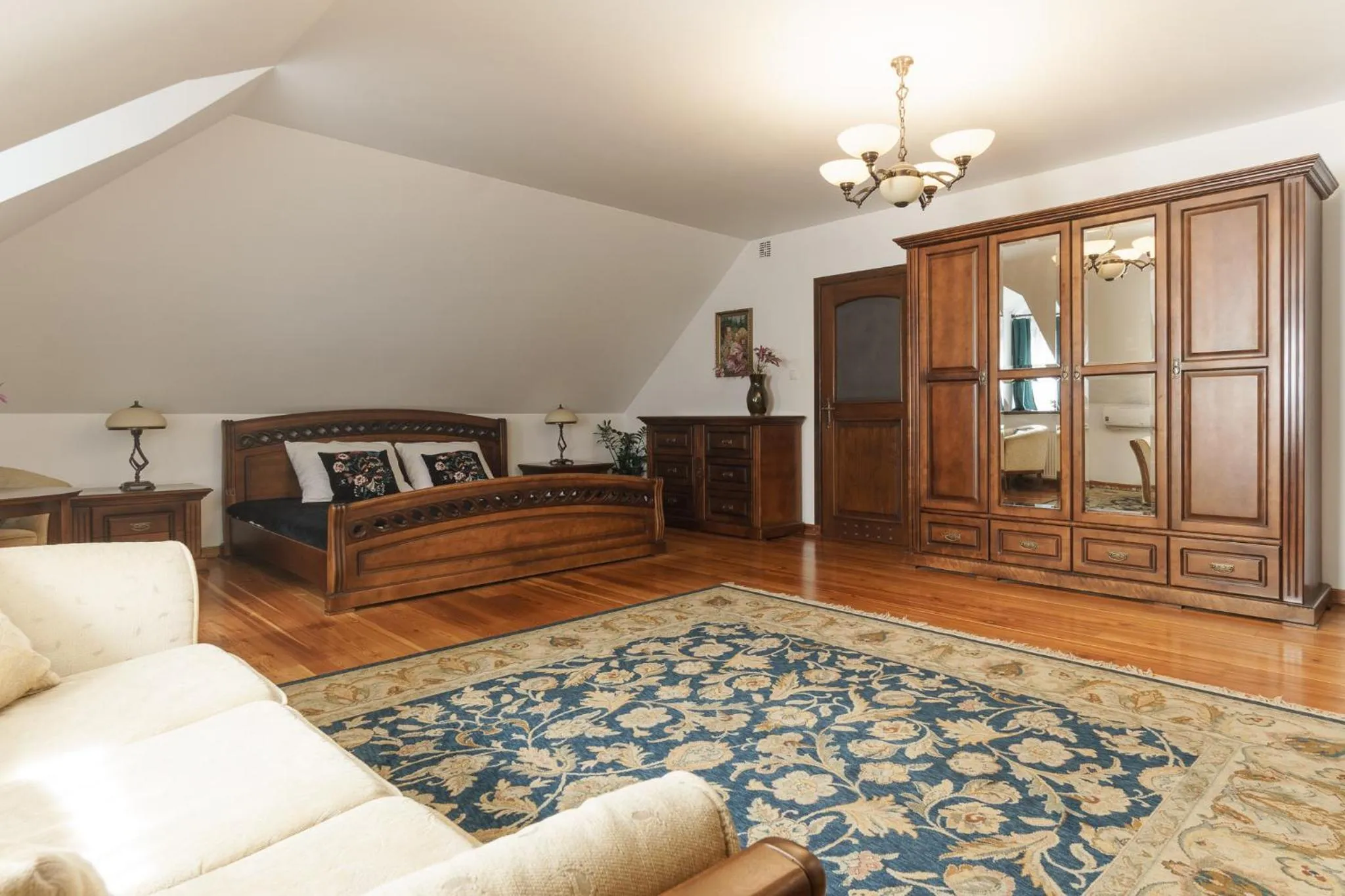 Bed in Apartamenty w Dworku Cheval