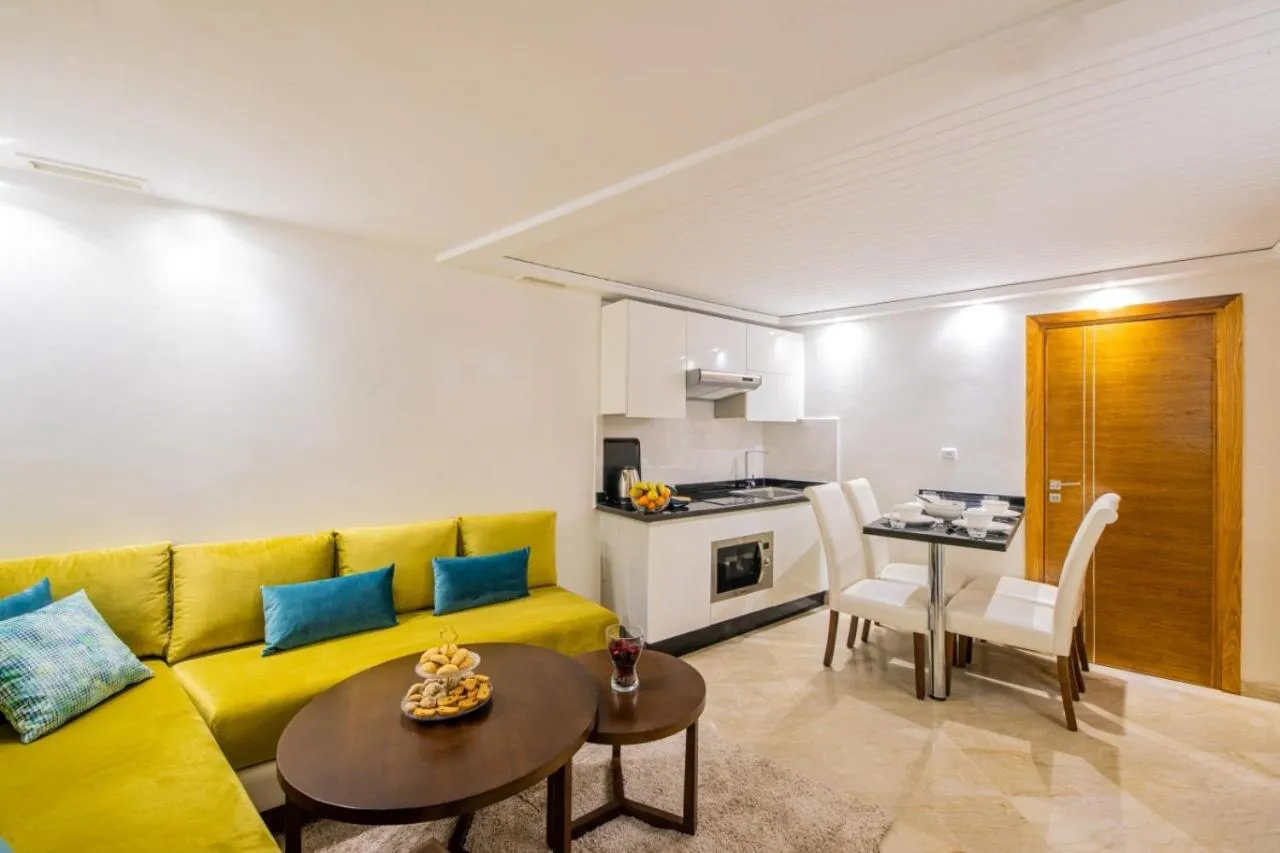 Living room in Appart-hotel Marrakech Inn
