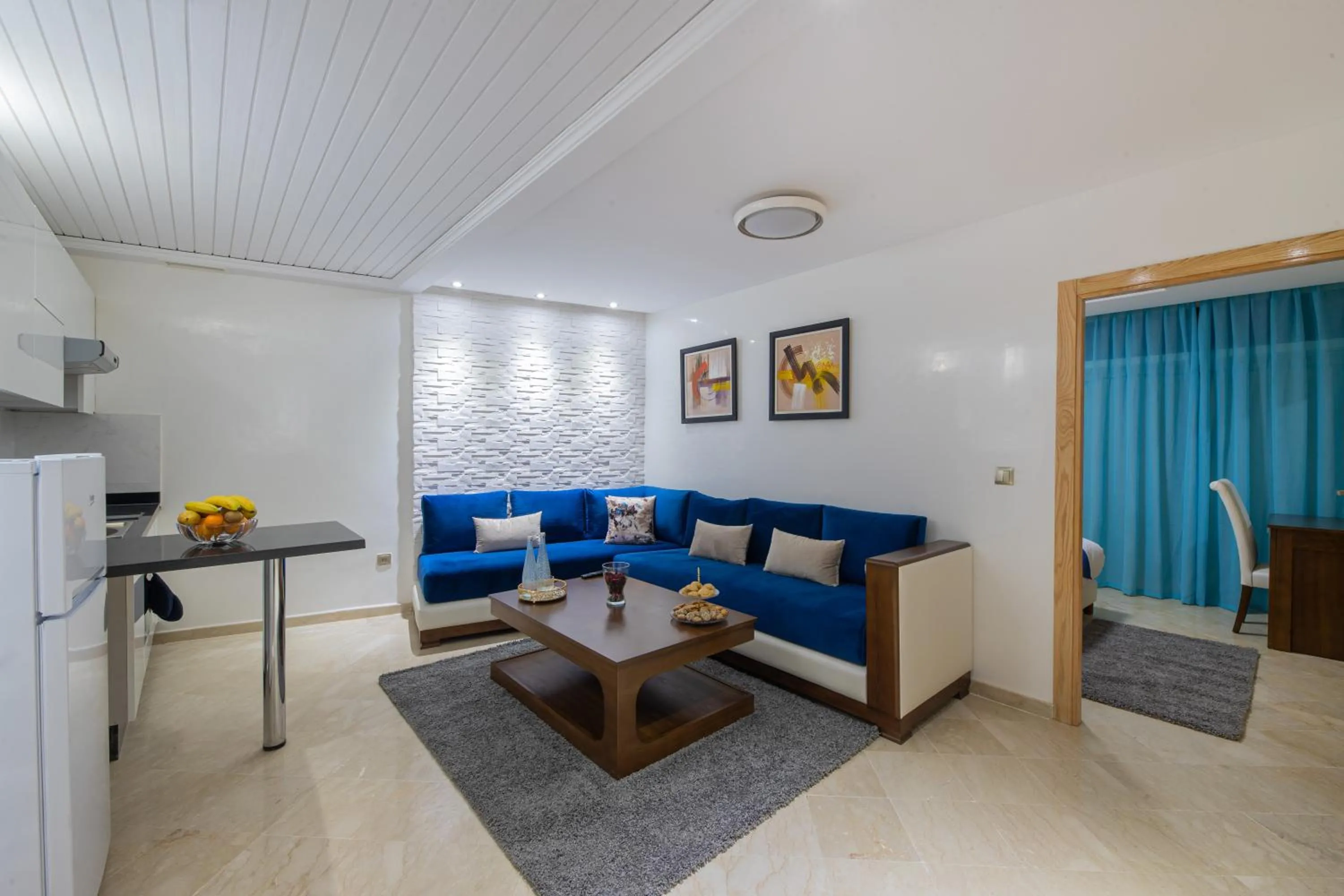 Living room in Appart-hotel Marrakech Inn