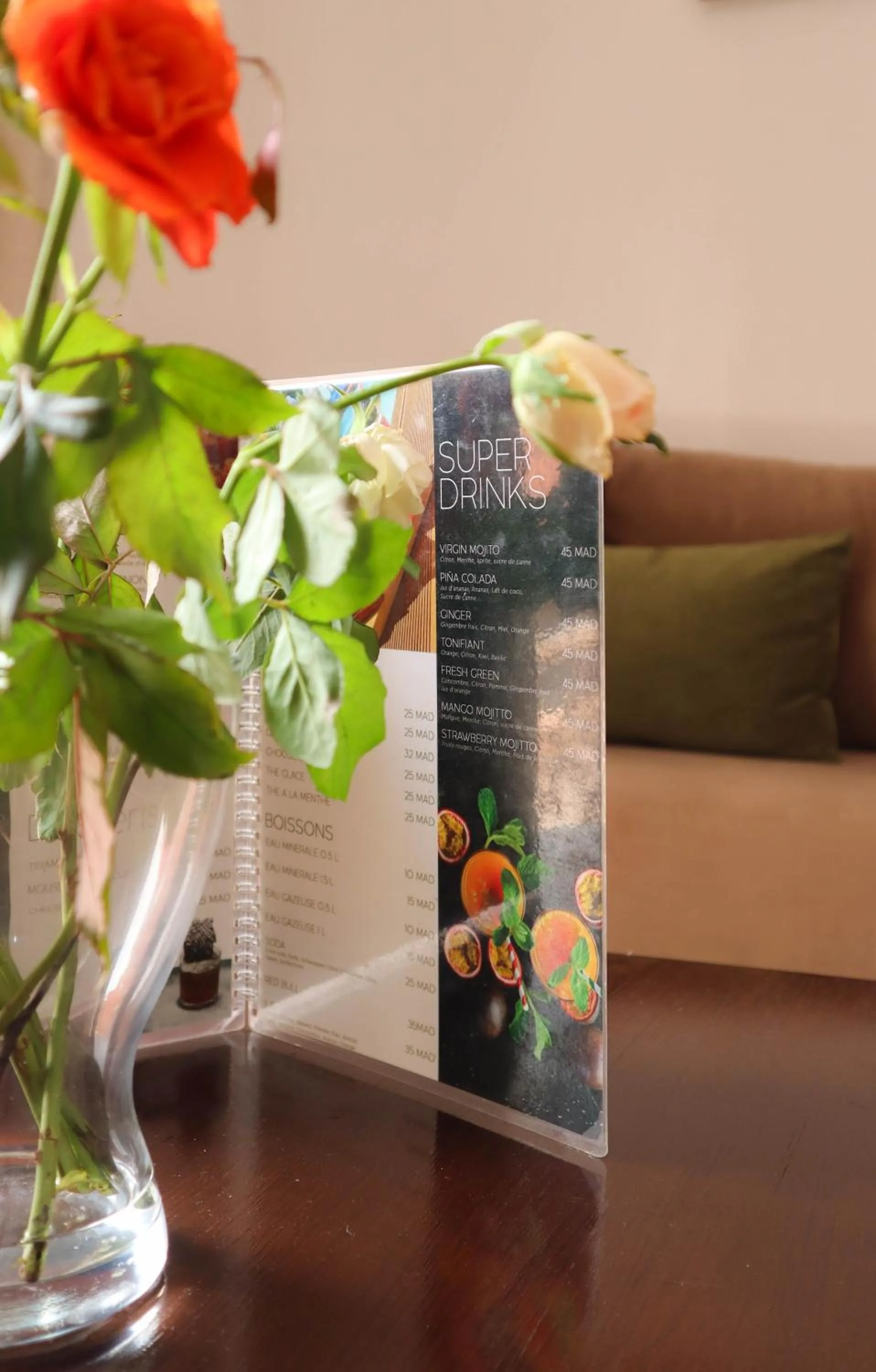 Living room in Appart-hotel Marrakech Inn