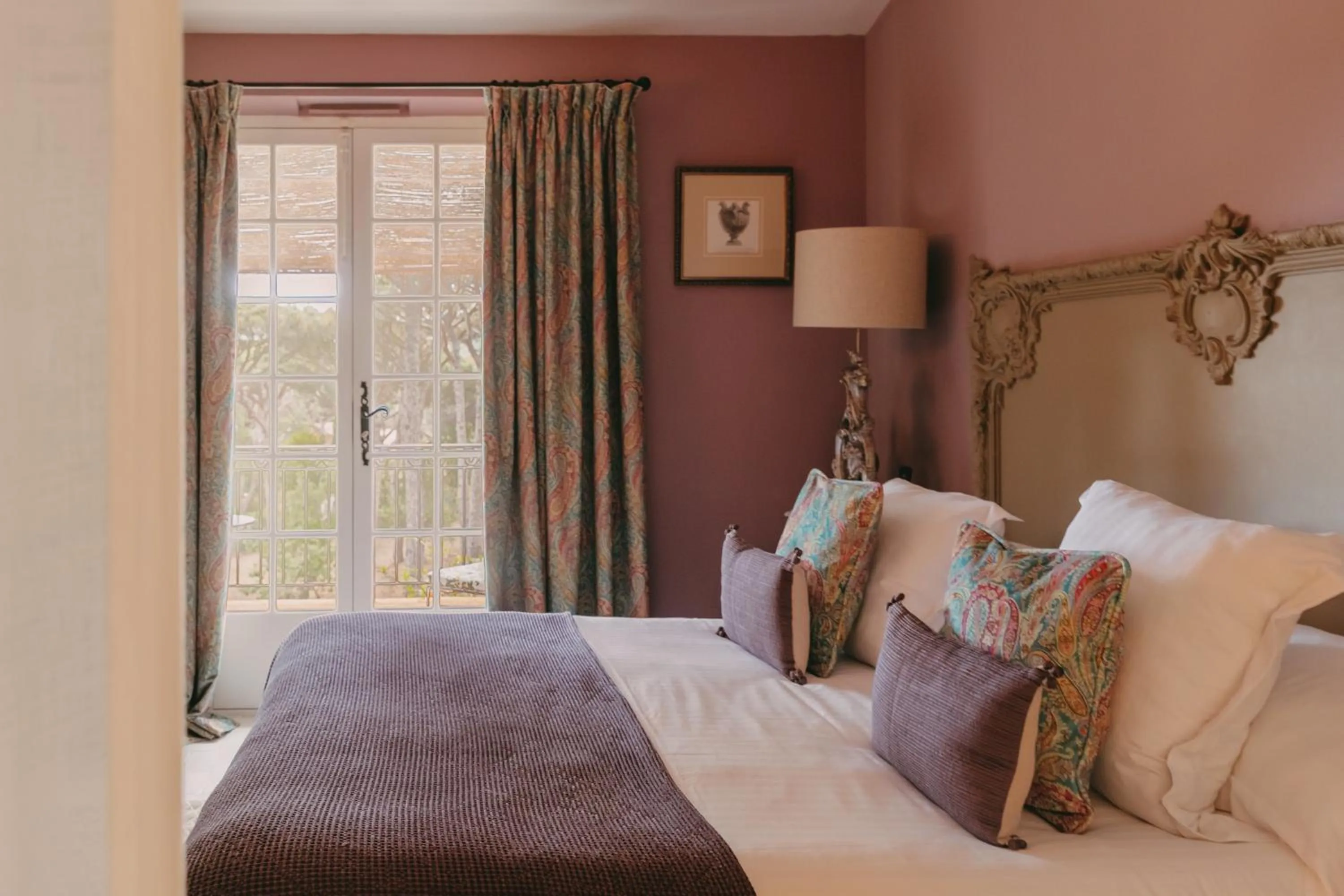Bedroom, Bed in Hôtel Villa Marie Saint Tropez