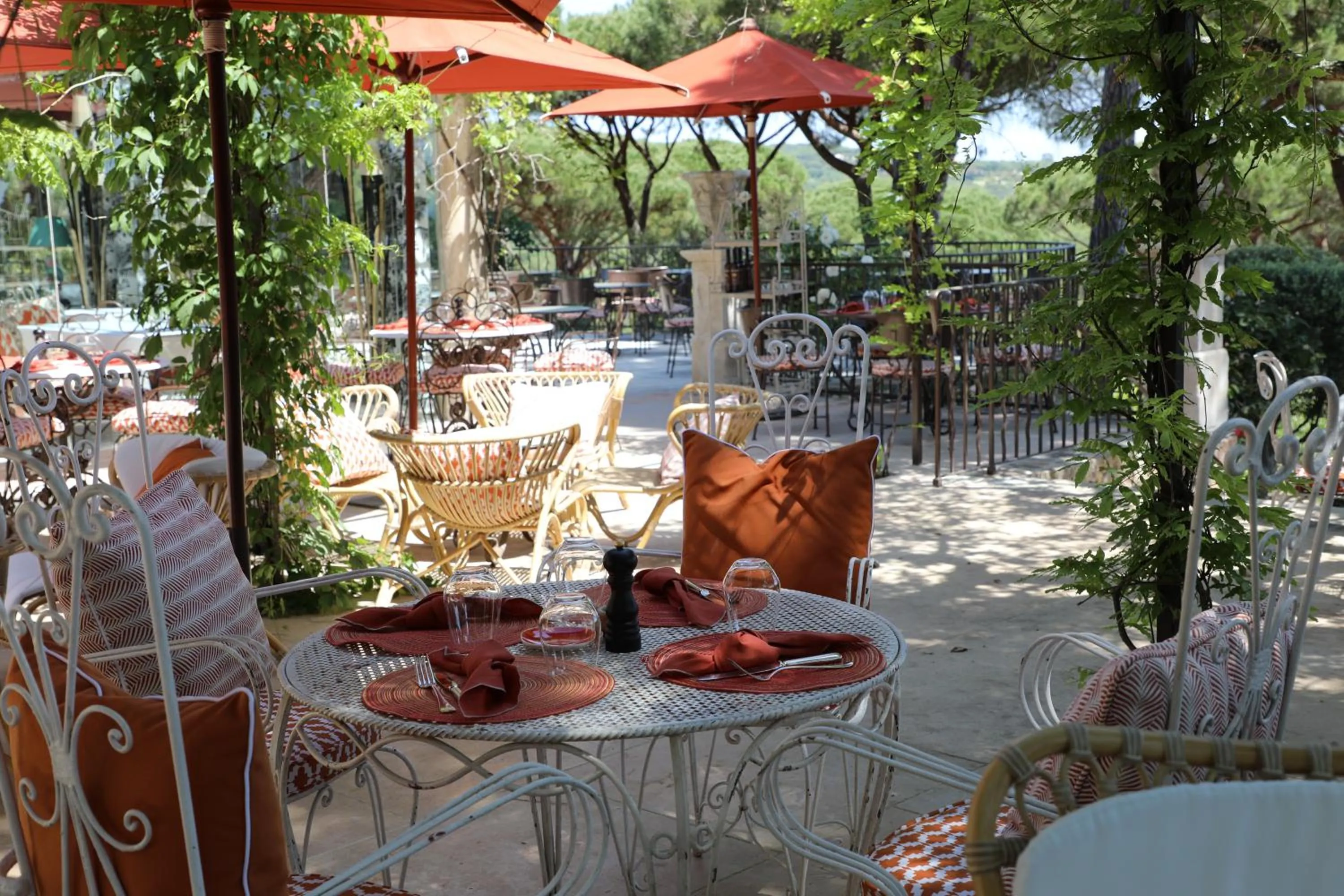 Patio in Hôtel Villa Marie Saint Tropez