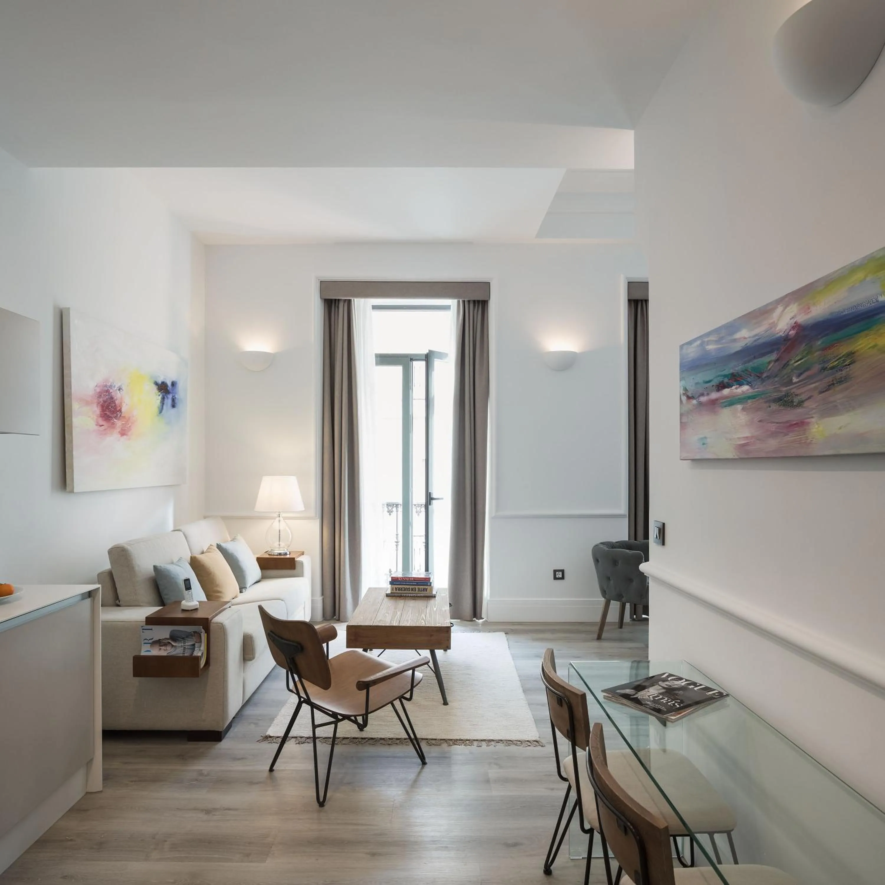 Living room in Puerta Catedral Holiday Suites