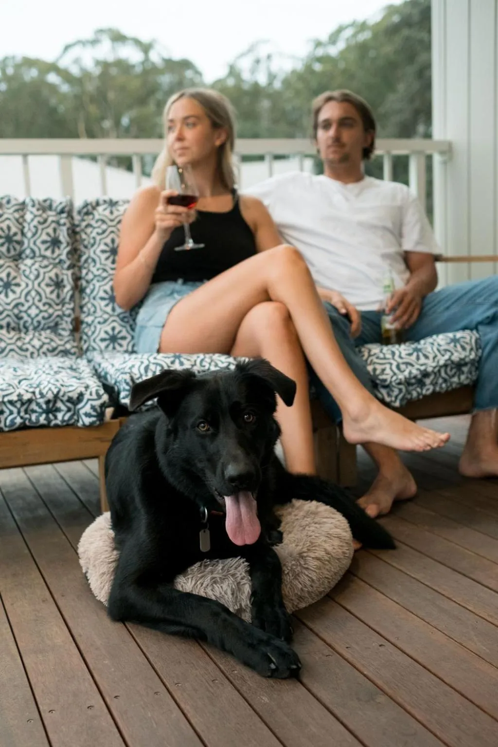 Patio in The Leaning Oak Holiday Lifestyles - Lake Conjola