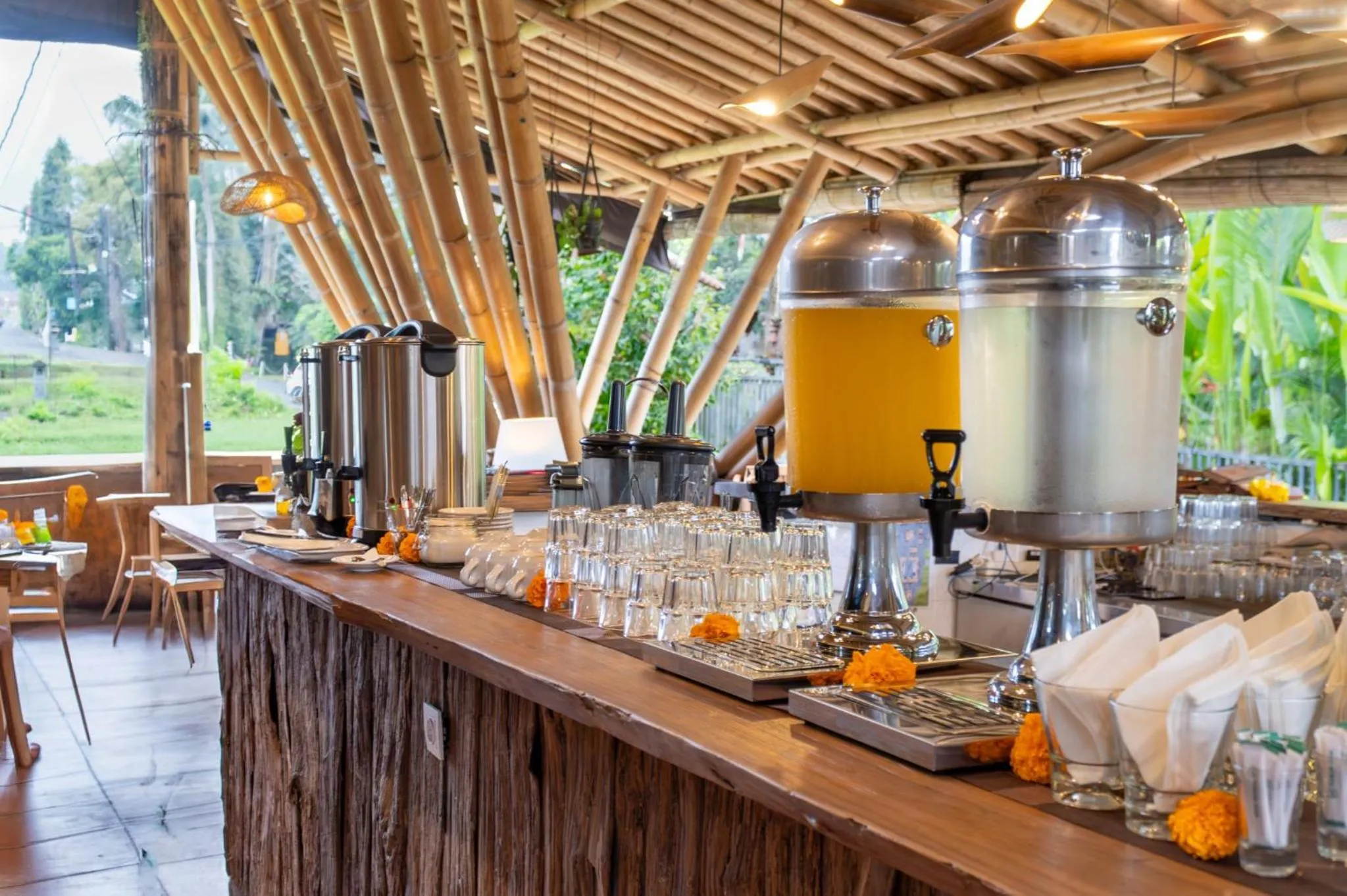 Buffet breakfast in Asvara Villa Ubud by Ini Vie Hospitality