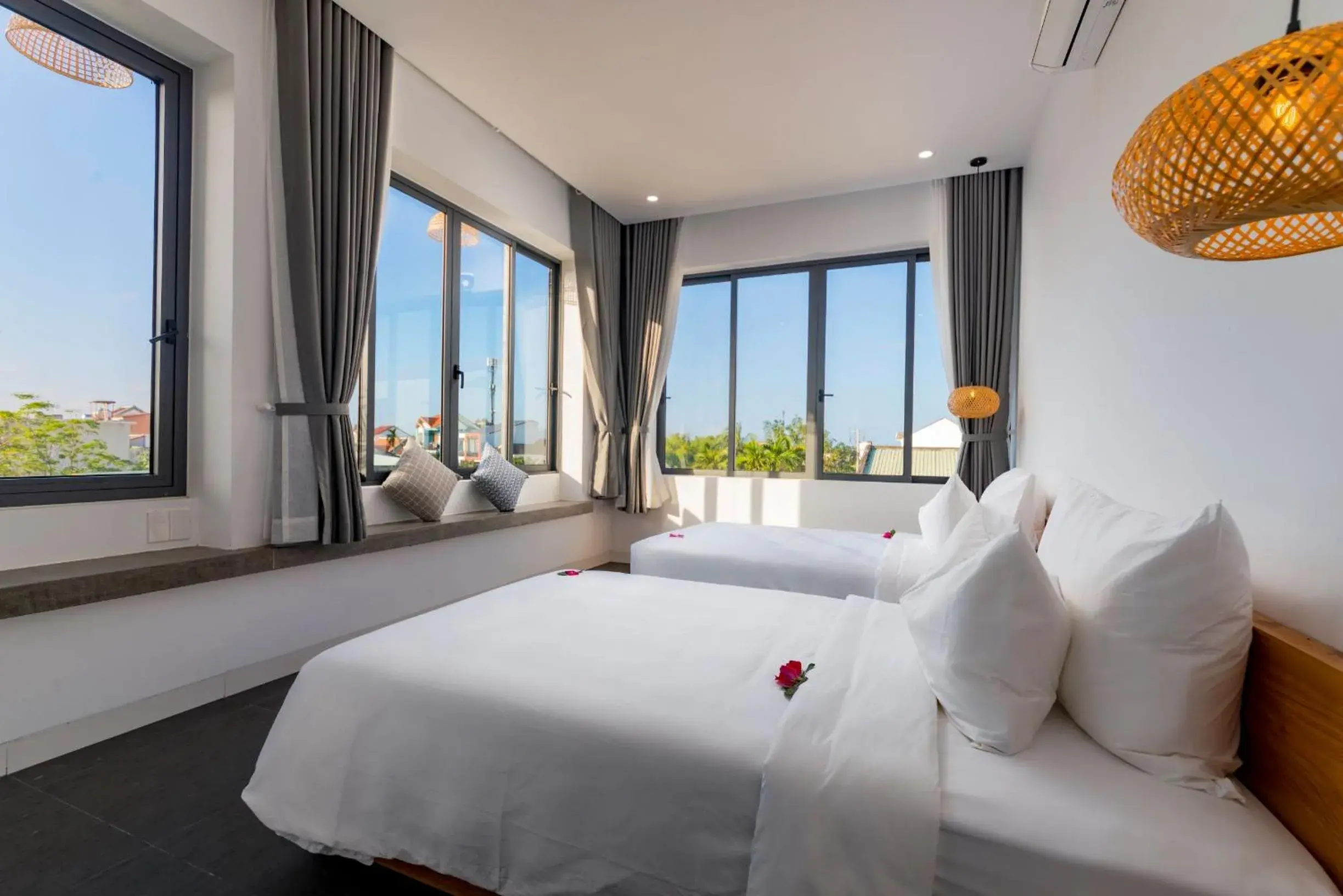 Deluxe Twin Room in The 1993 Homestay Deluxe Twin Room in The 1993 Homestay