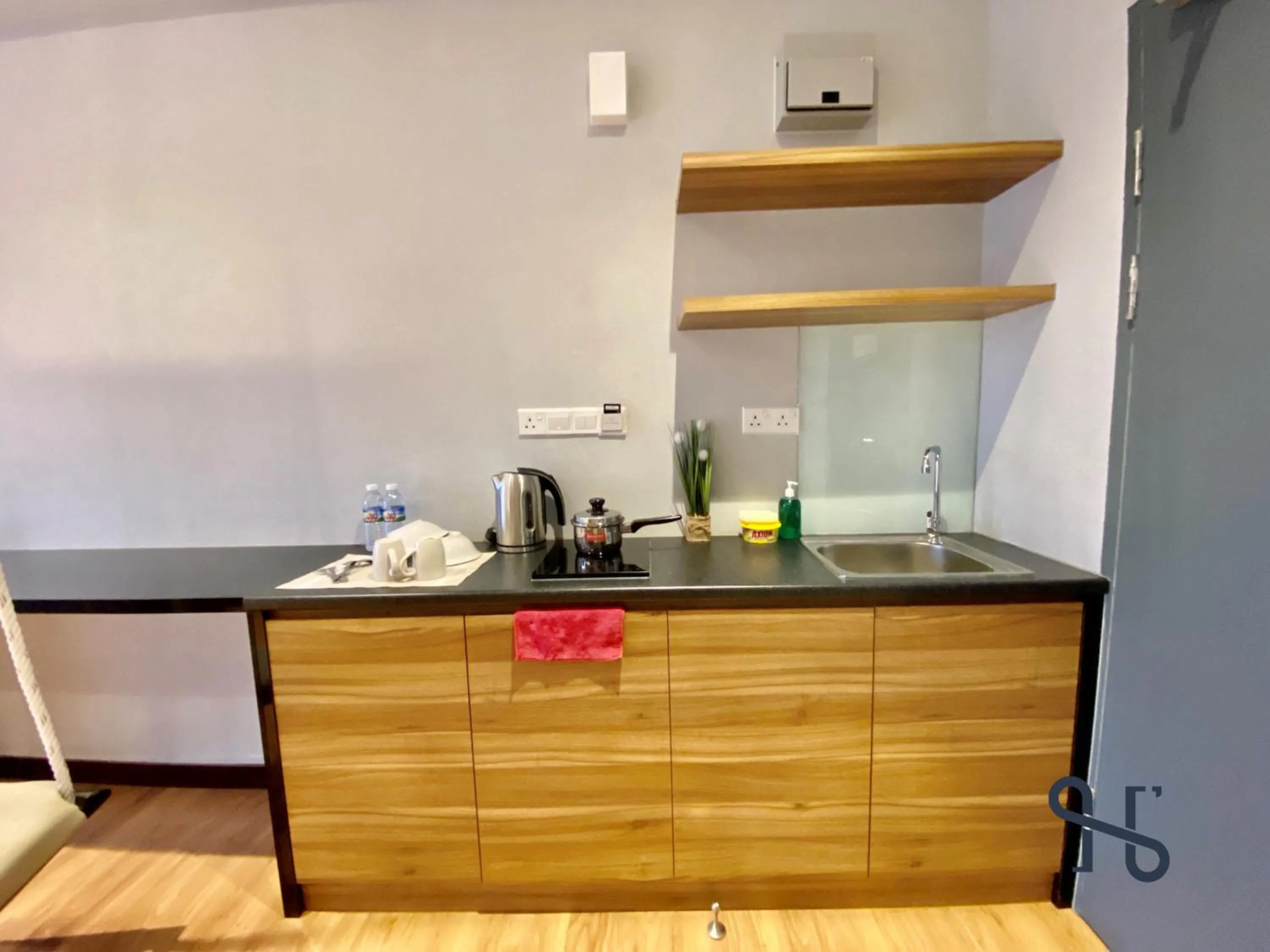 Kitchen or kitchenette in Homesuite' Home at Aeropod SOVO