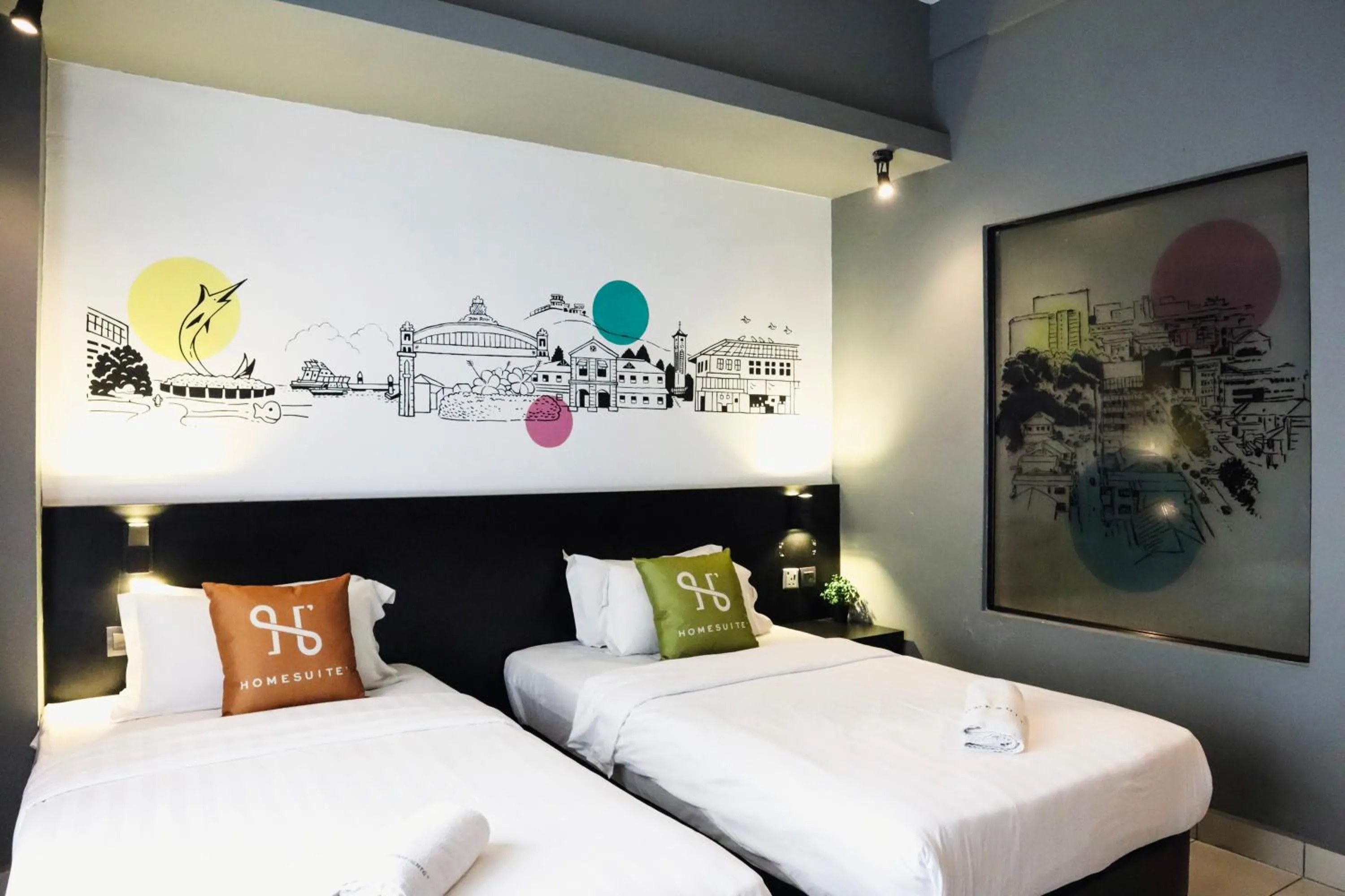 Photo of the whole room, Bed in Homesuite' Home at Aeropod SOVO