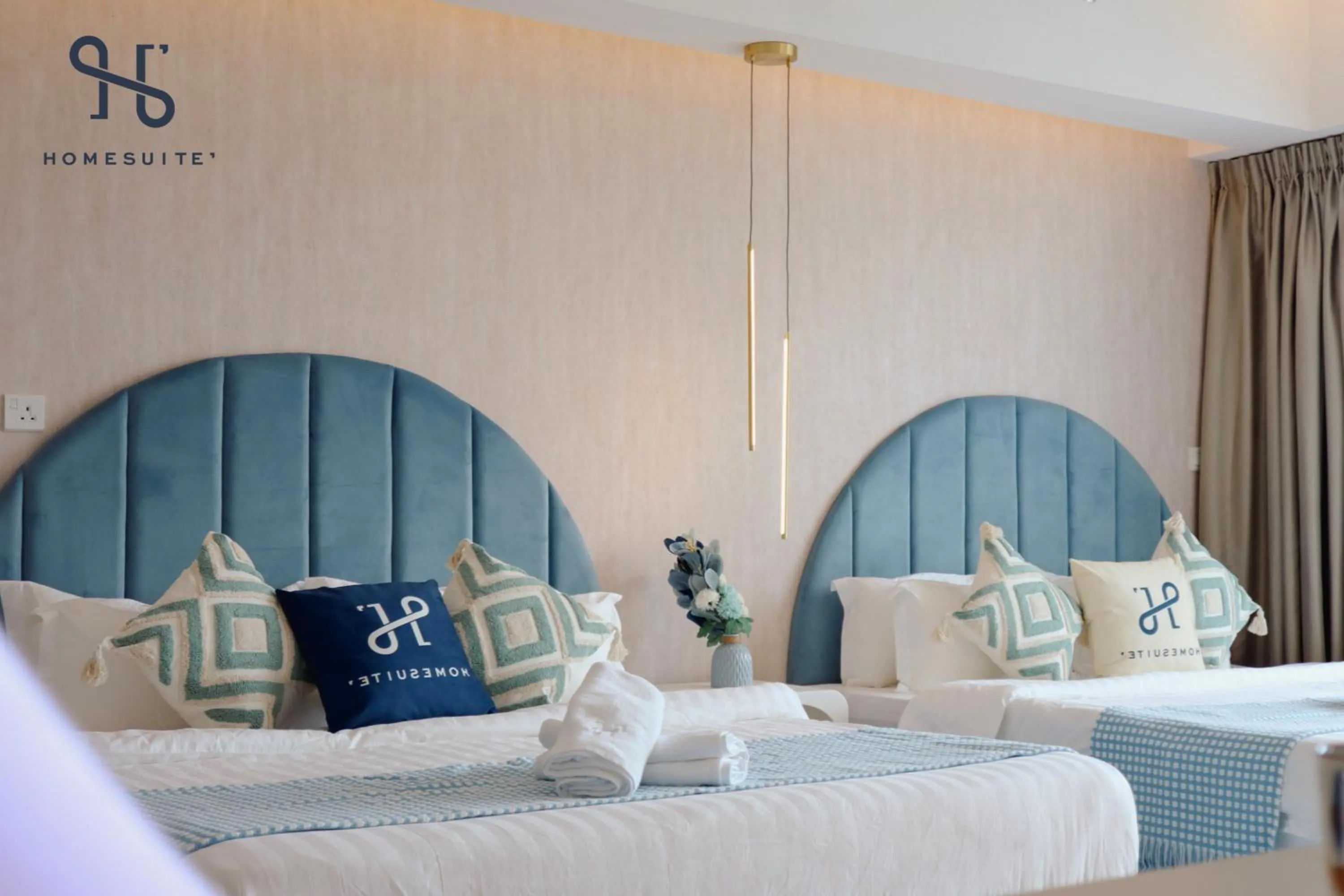 Photo of the whole room, Bed in Homesuite' Home at Aeropod SOVO