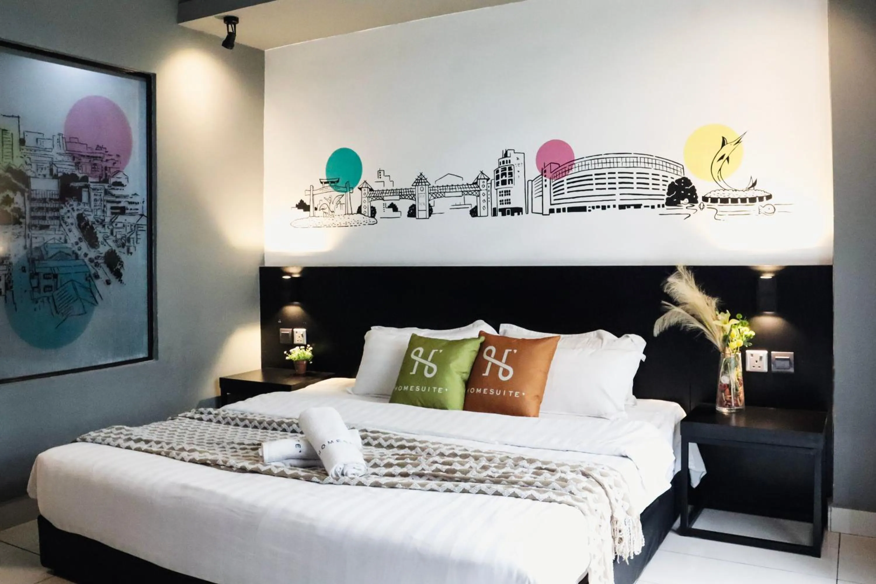 Bedroom, Bed in Homesuite' Home at Aeropod SOVO