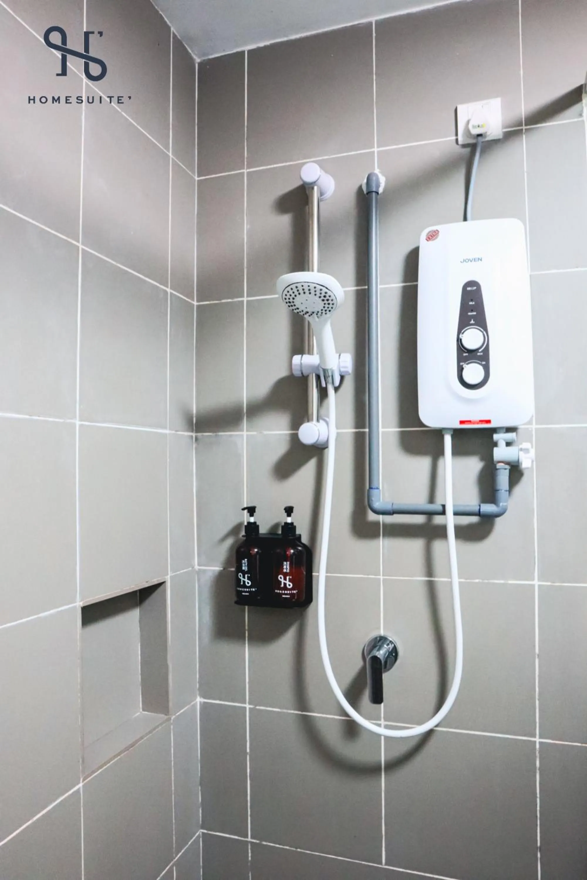 Shower in Homesuite' Home at Aeropod SOVO