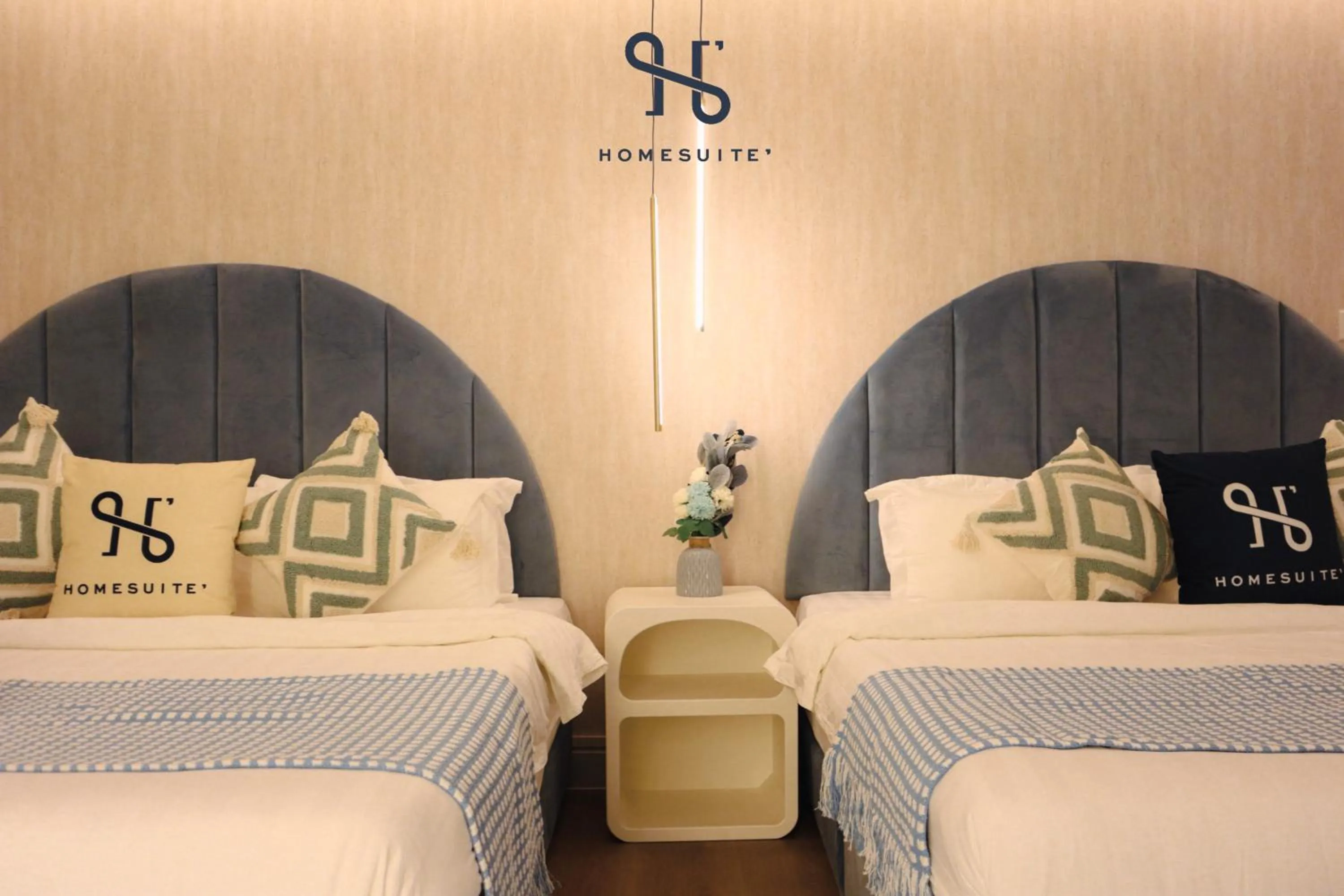 Photo of the whole room, Bed in Homesuite' Home at Aeropod SOVO