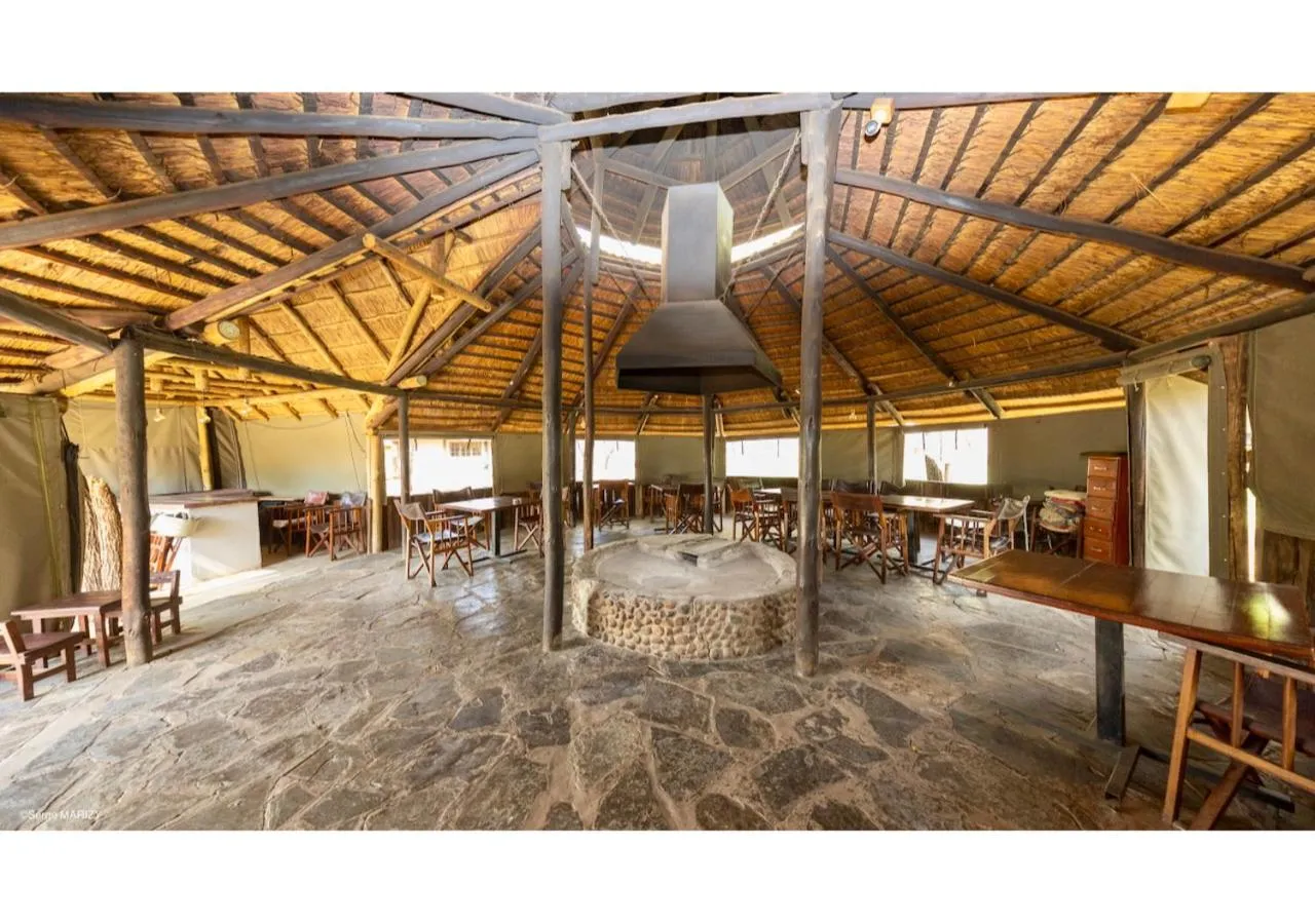 Dining area in Mziki Safari Lodge
