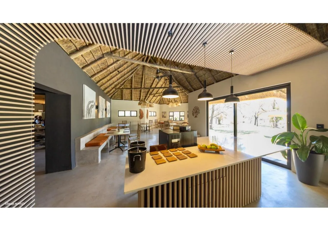 Seating area in Mziki Safari Lodge