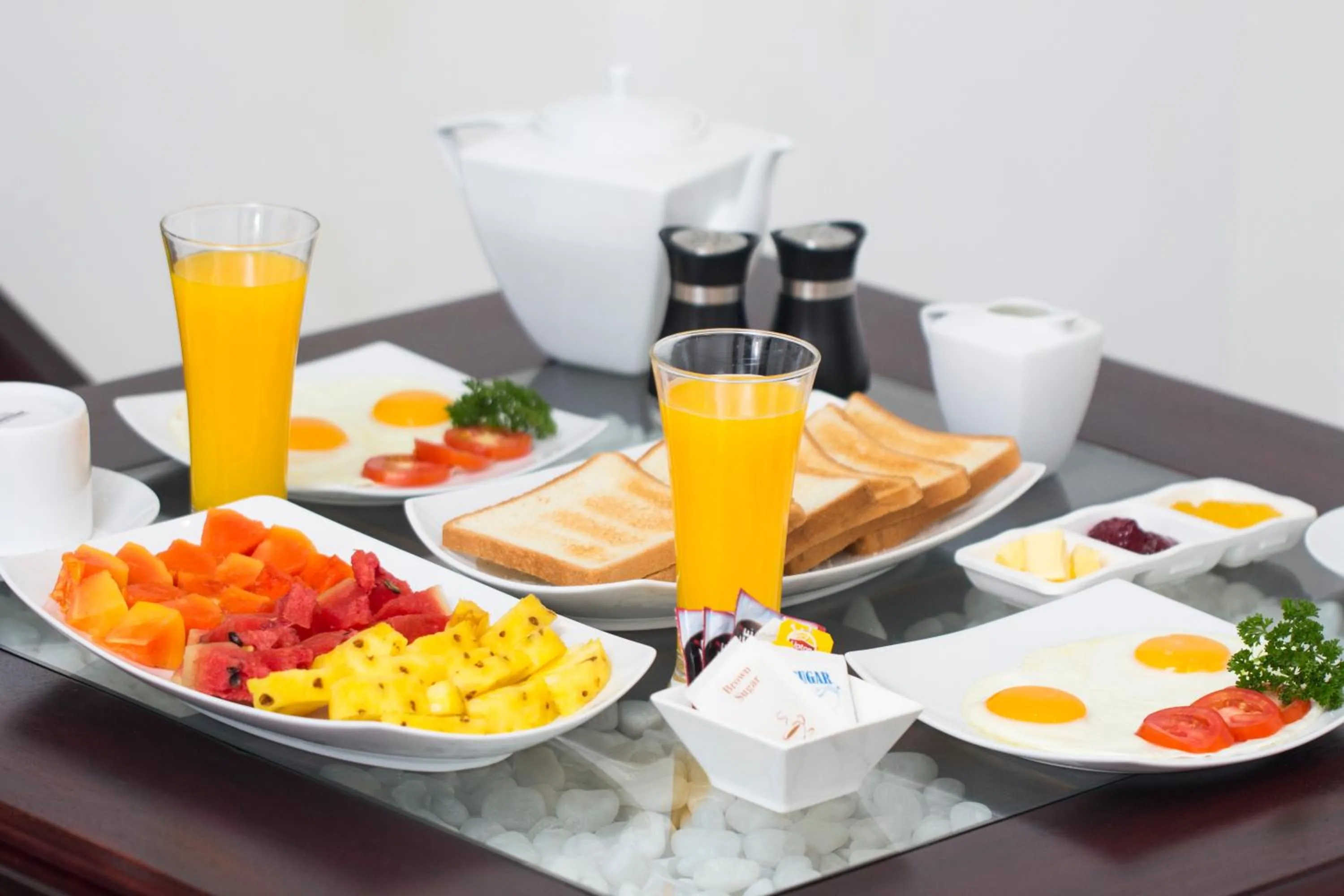 Breakfast in Cloud Nine Lanka Resort Wilpattu