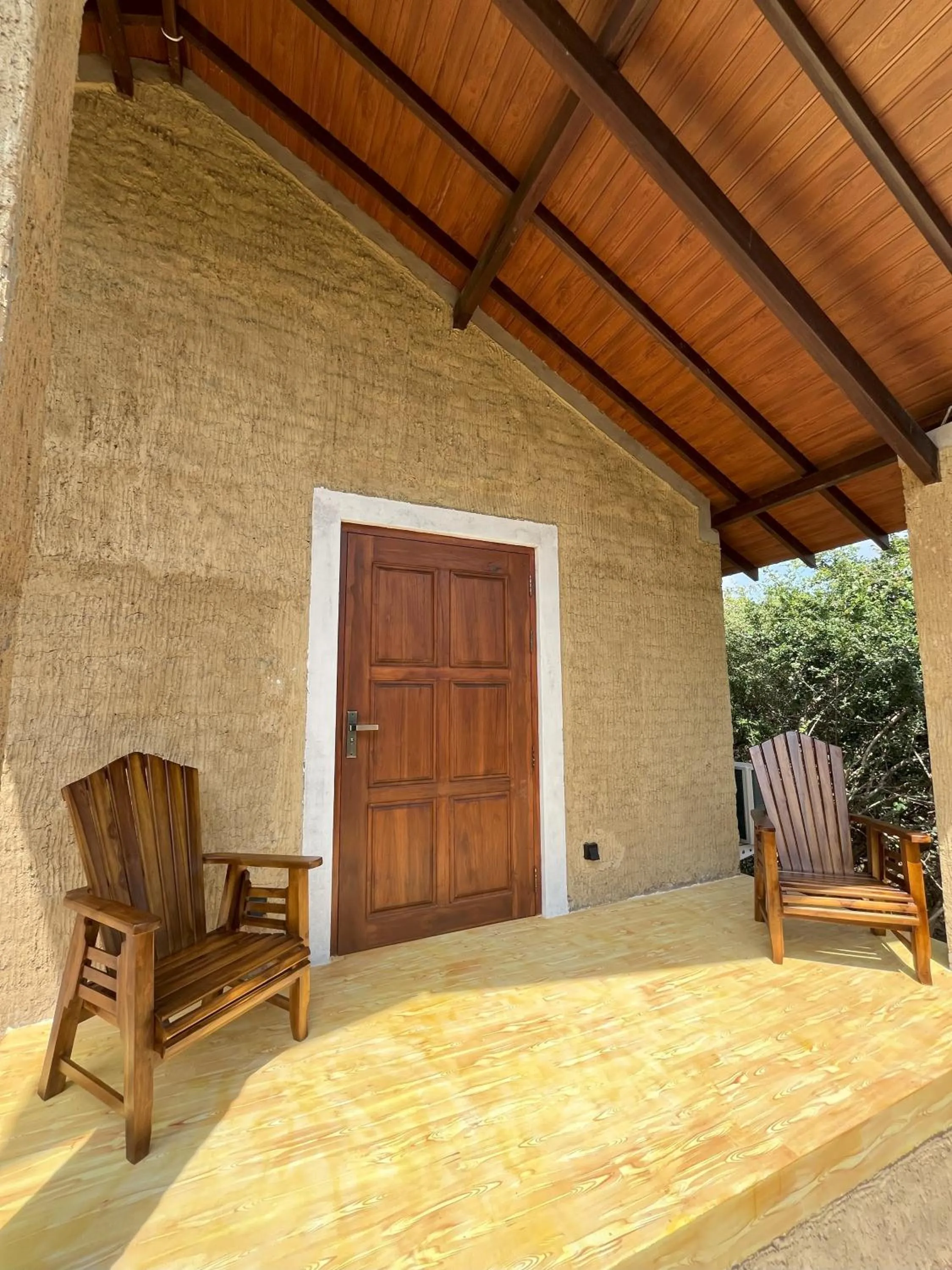 Patio in Cloud Nine Lanka Resort Wilpattu