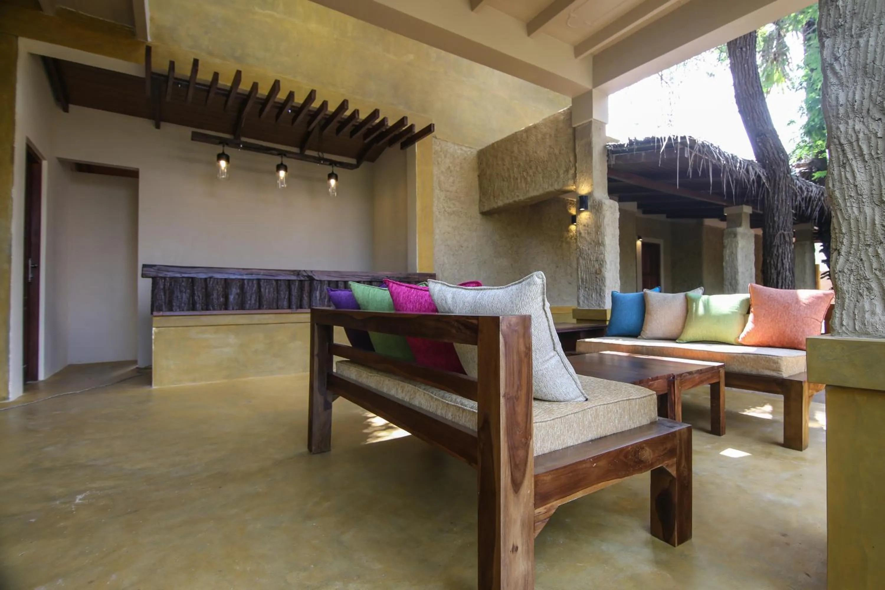 Lobby or reception in Cloud Nine Lanka Resort Wilpattu