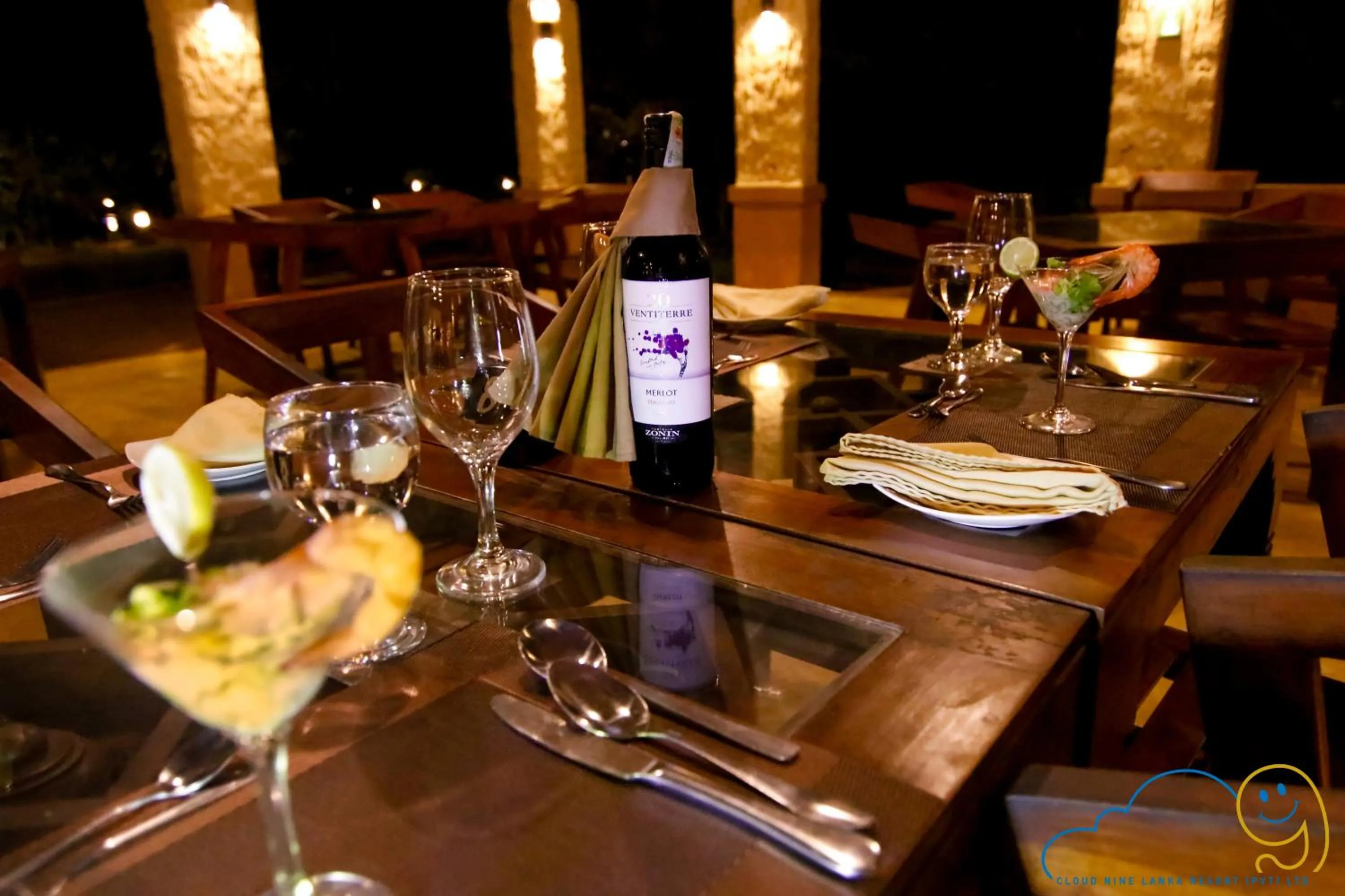 Restaurant/places to eat in Cloud Nine Lanka Resort Wilpattu