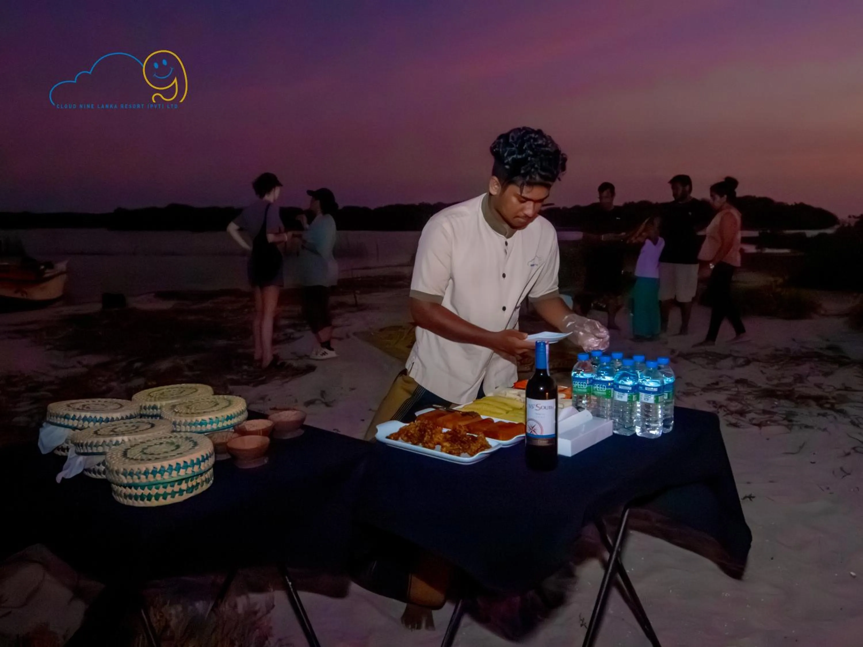 Food and drinks in Cloud Nine Lanka Resort Wilpattu