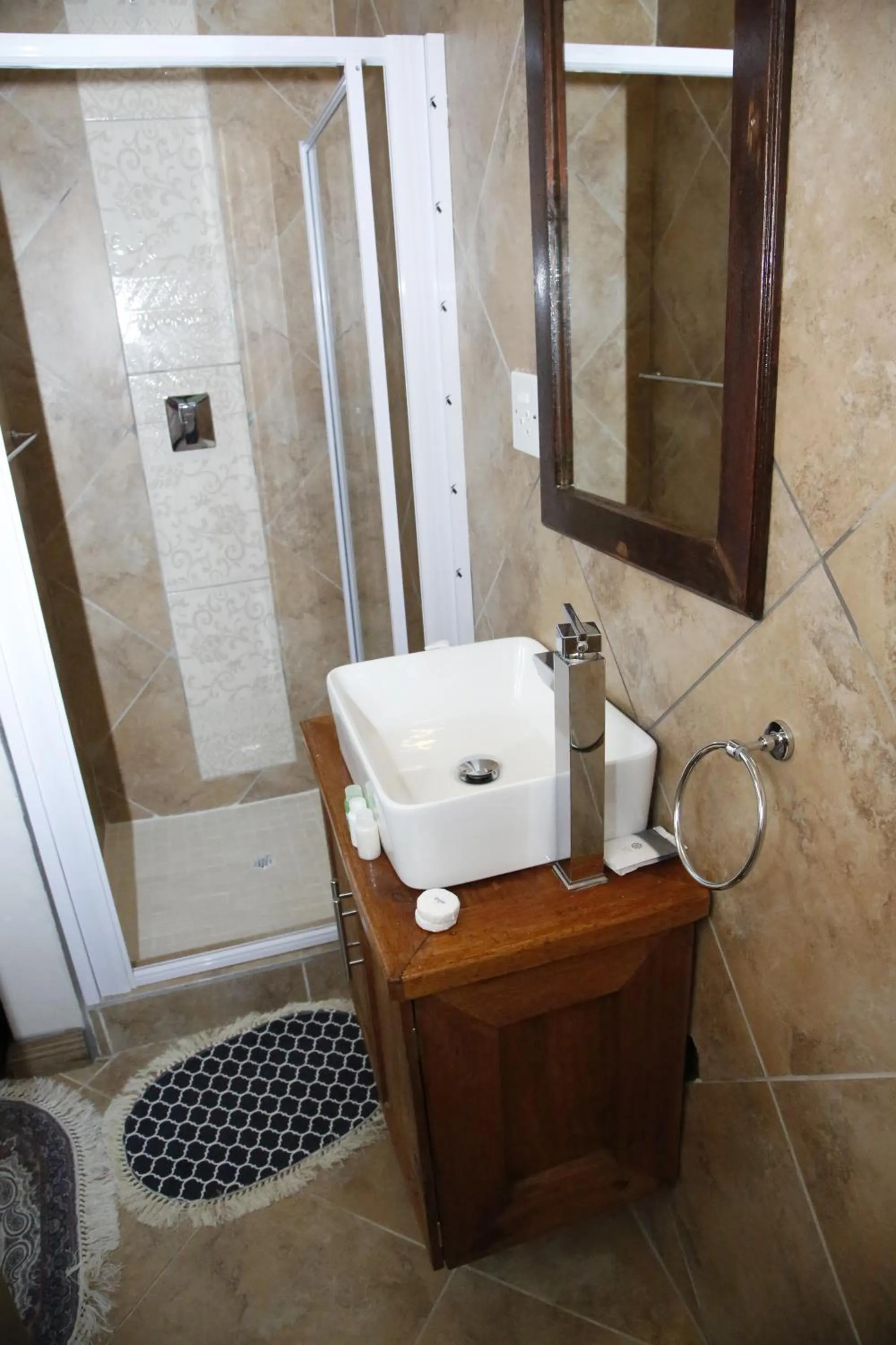 Bathroom in Travetel OR Tambo Airport