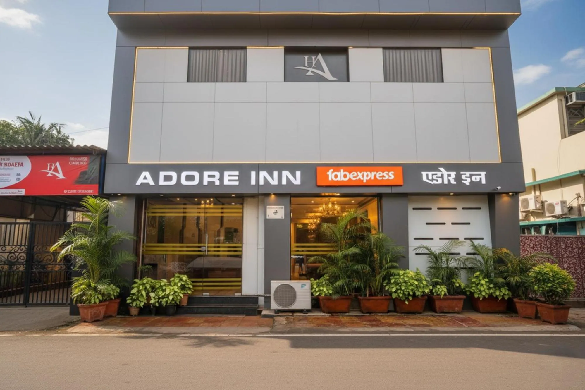 Facade/entrance in FabExpress Adore Inn - Nr Mumbai International Airport