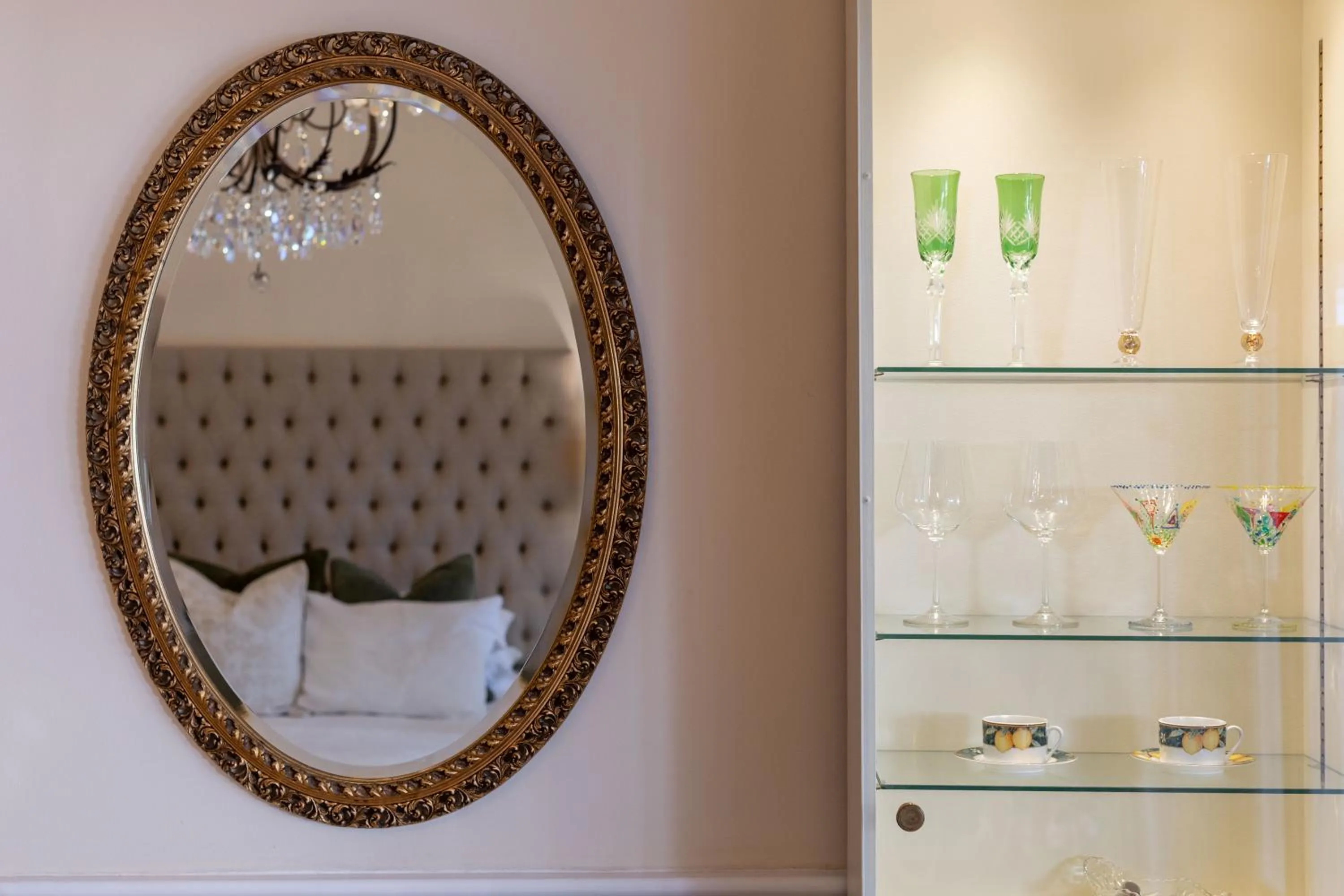 Decorative detail in Villa Puccini