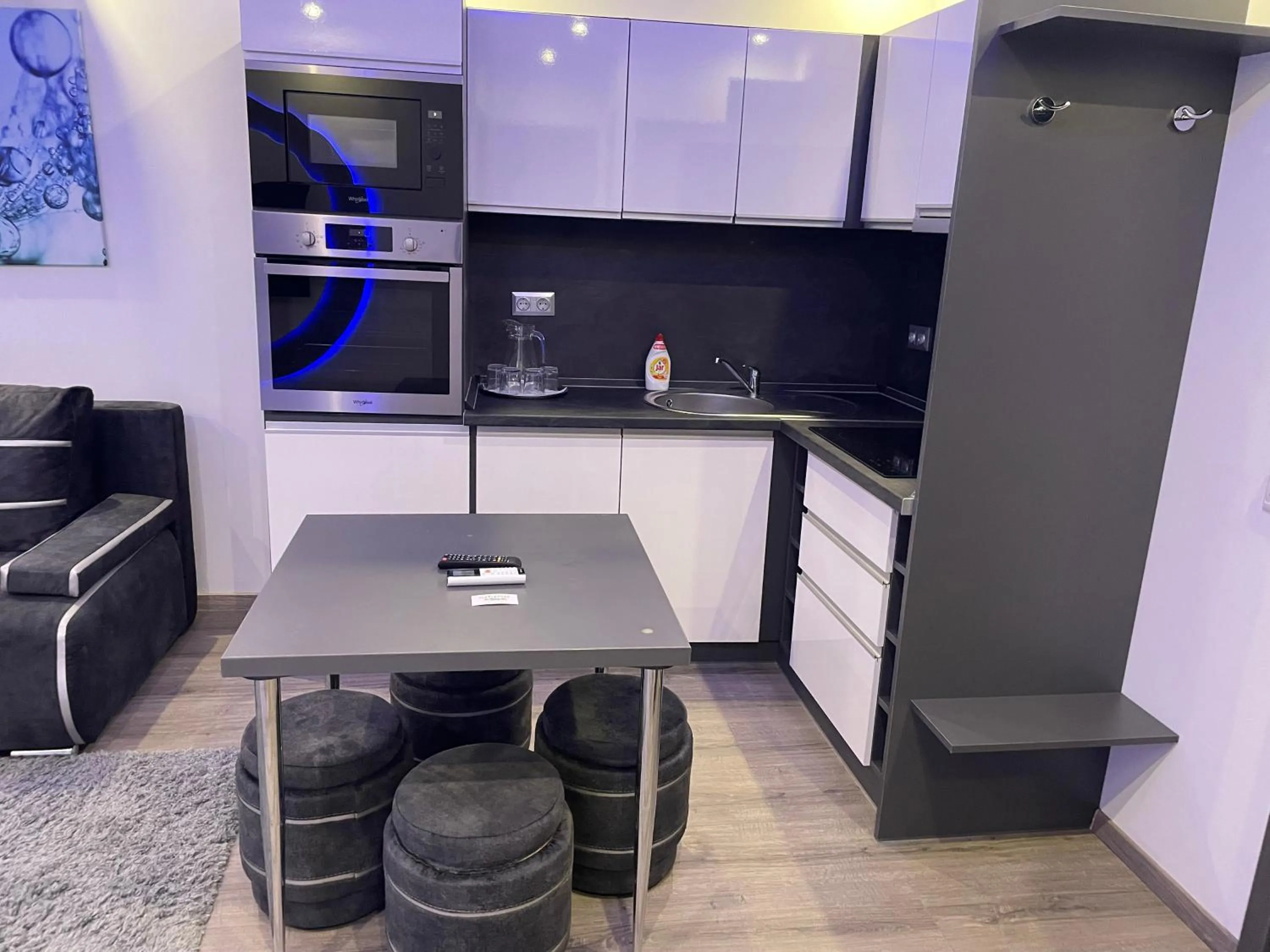 Kitchen or kitchenette in Hotel Pálma