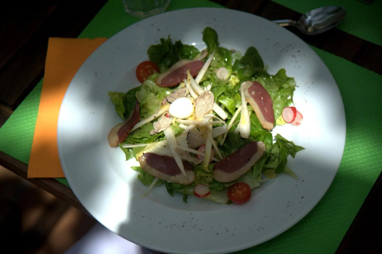 Food and drinks in Auberge de la Fontaine