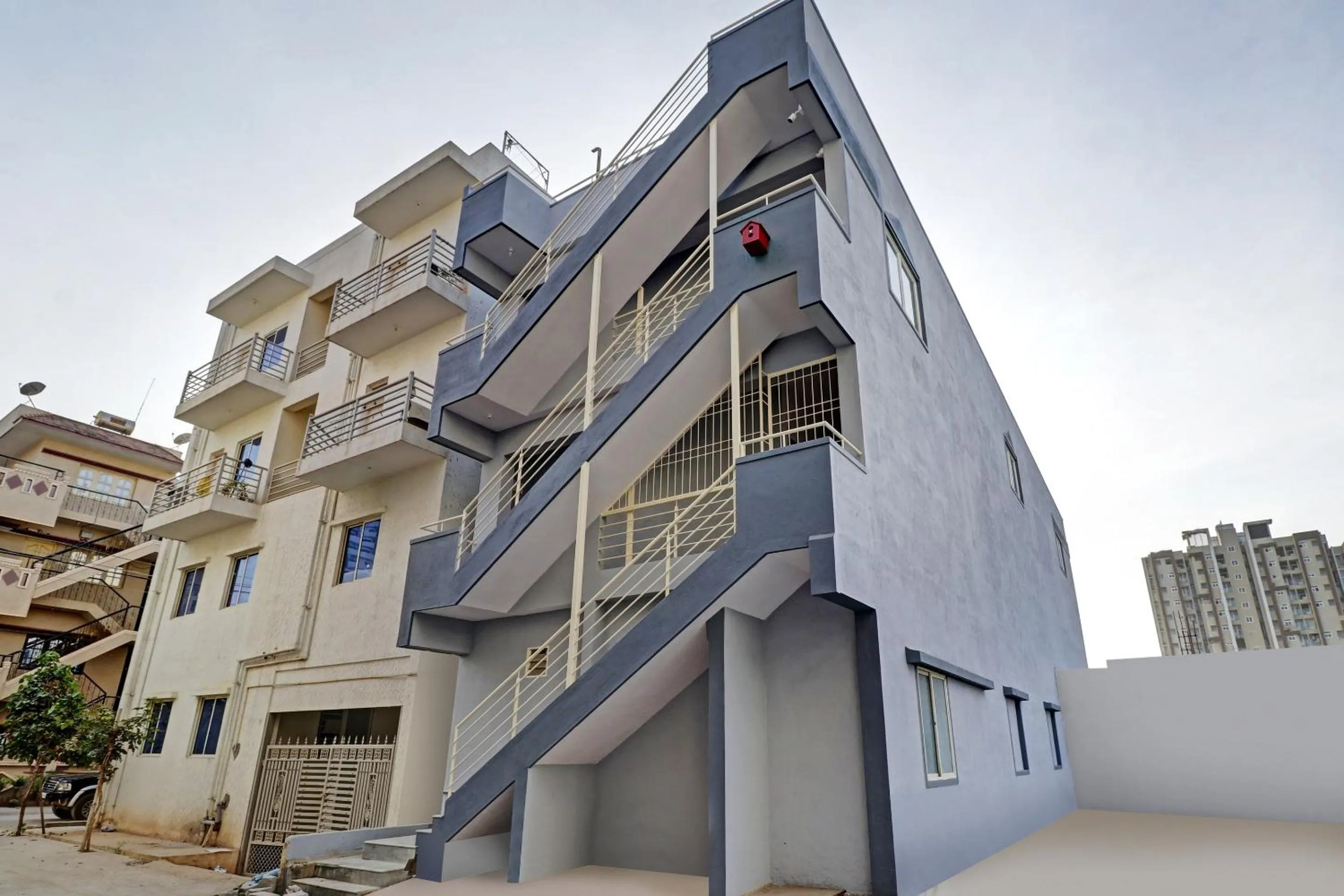 Facade/entrance in Hotel O Home Mishra Suites
